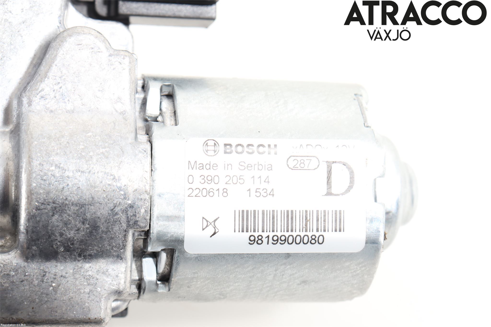 Peugeot 208/E-208 20- Torkarmotor Baklucka