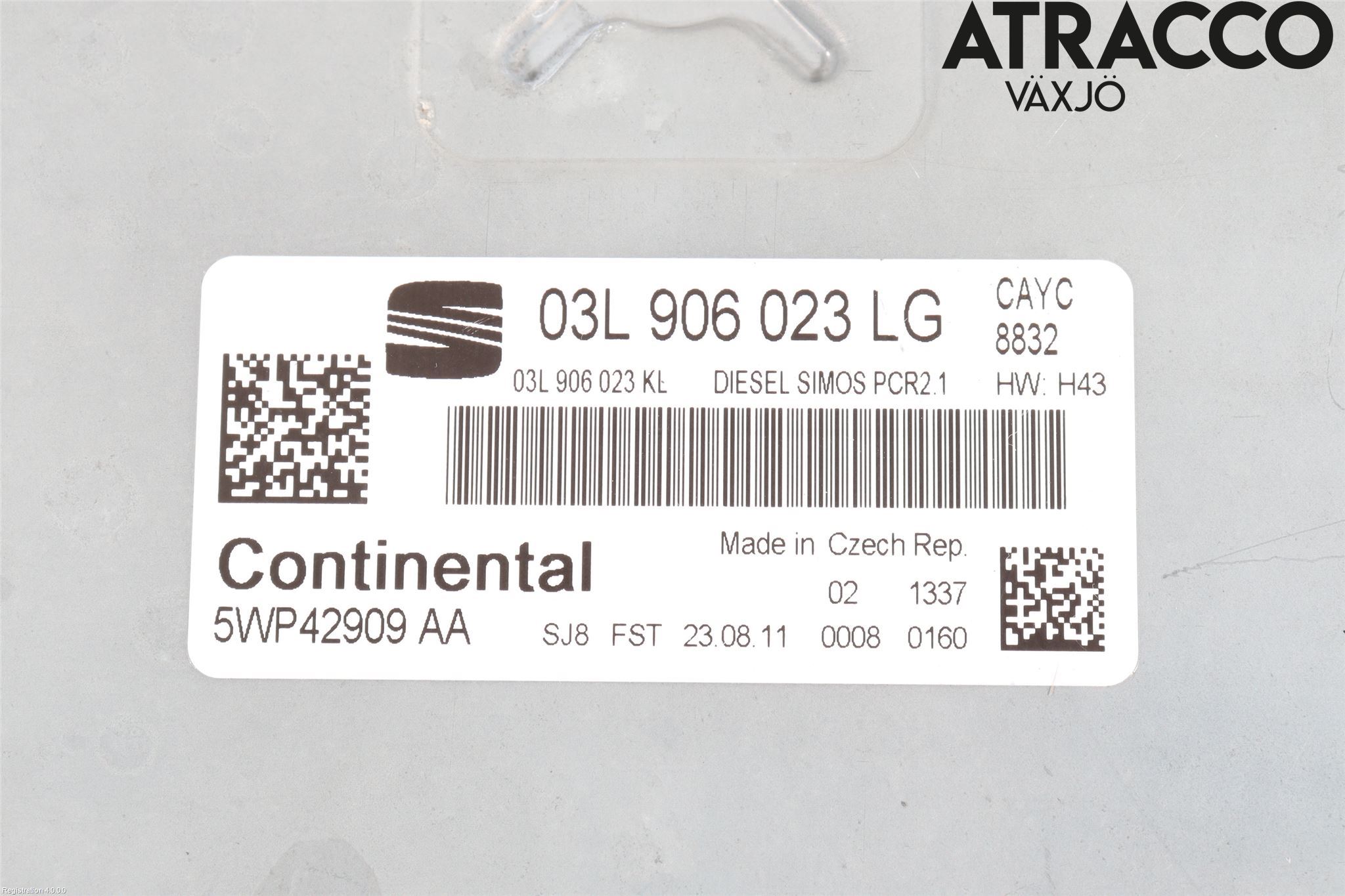 Seat ALTEA Styrenhet Insprut Bensin