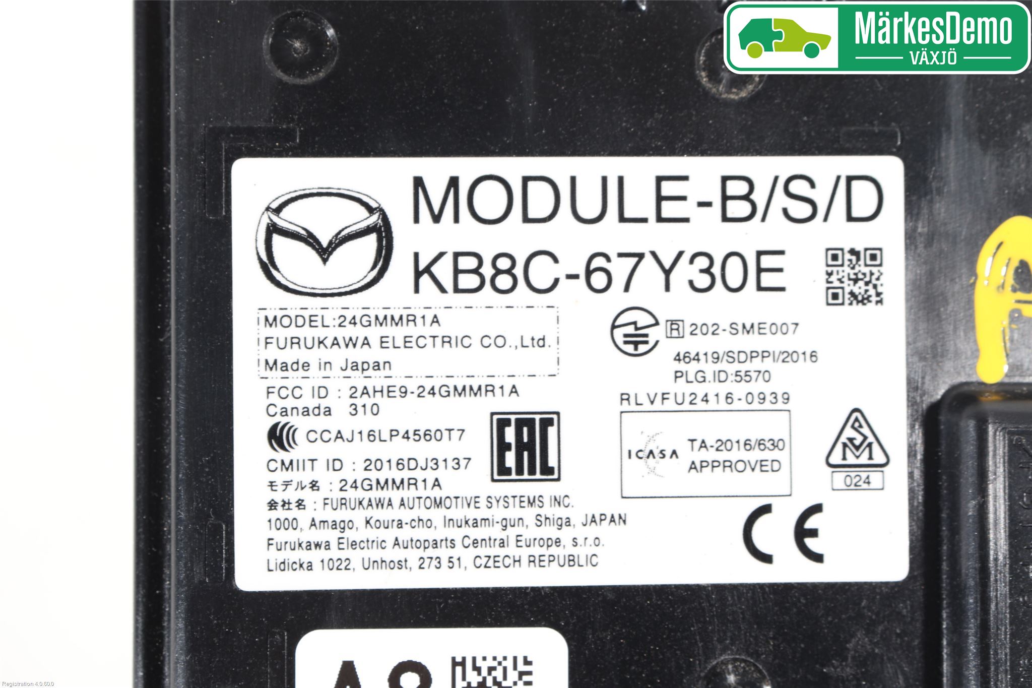 Mazda CX-5 17- Sensor Aktivt Kollisionsskydd