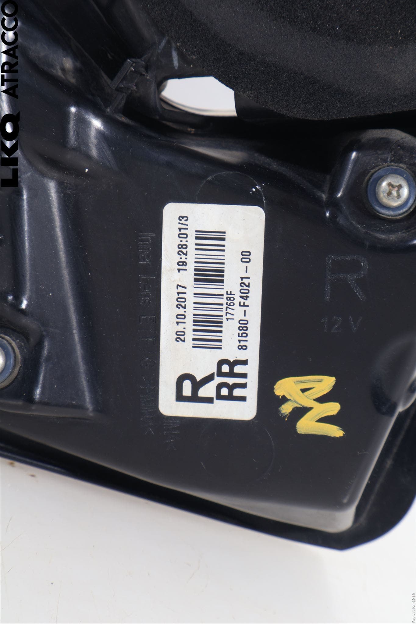 Toyota C-HR 16-23 Bakljus Lucka Hö