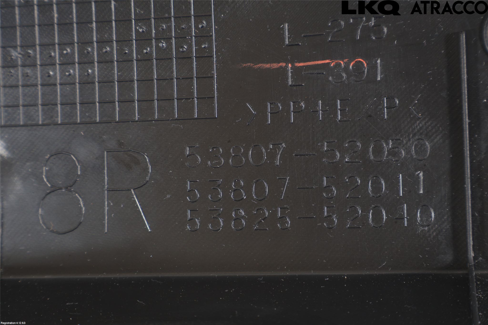 Lexus LBX 24- Skärm Hörn Utfyllnad Fram