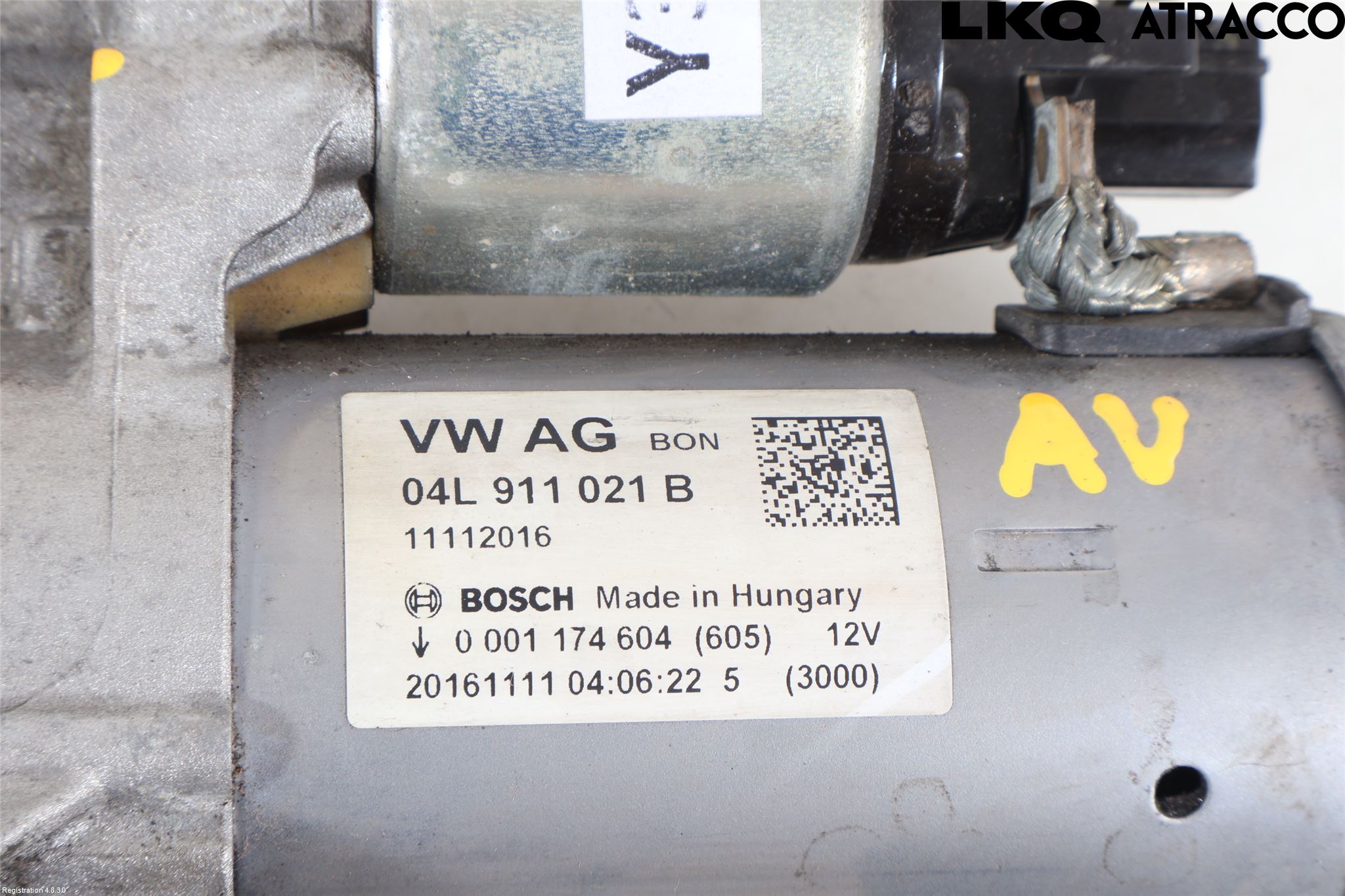 Audi A4/S4 B9 16-19 Startmotor Diesel