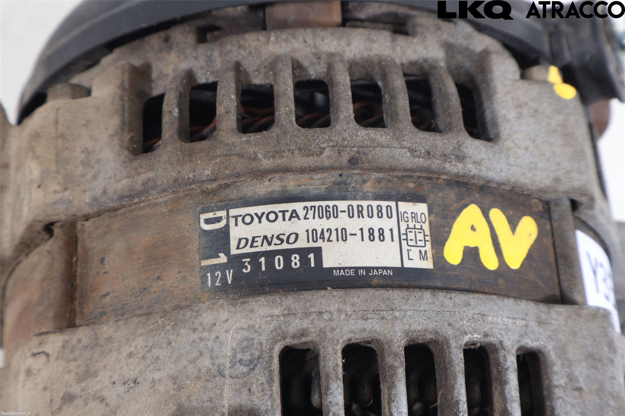 Toyota AVENSIS 09-15 Generator