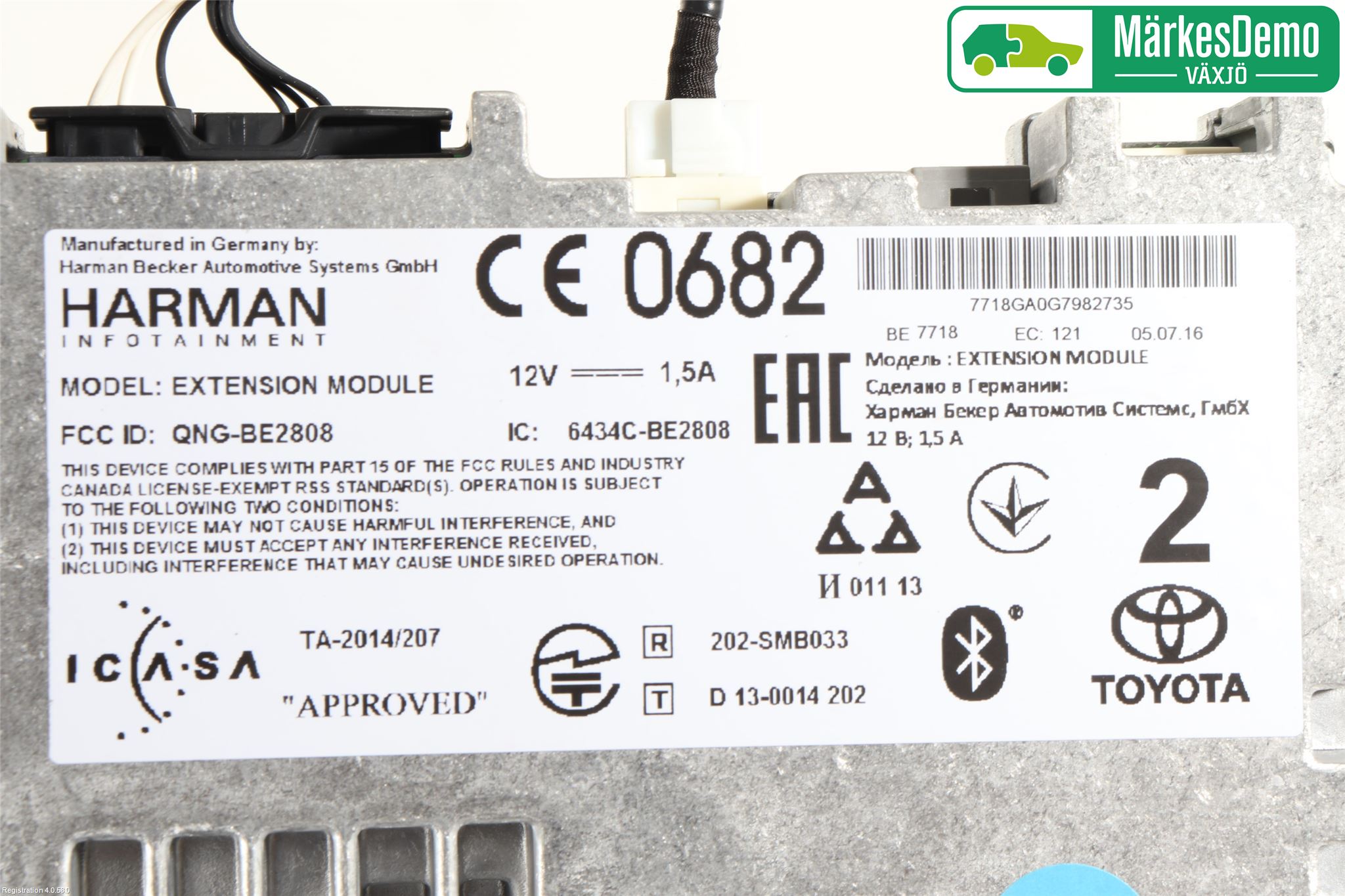 Toyota PRIUS (ZVW50) 16-21 Cd Radio - Multimediapanel