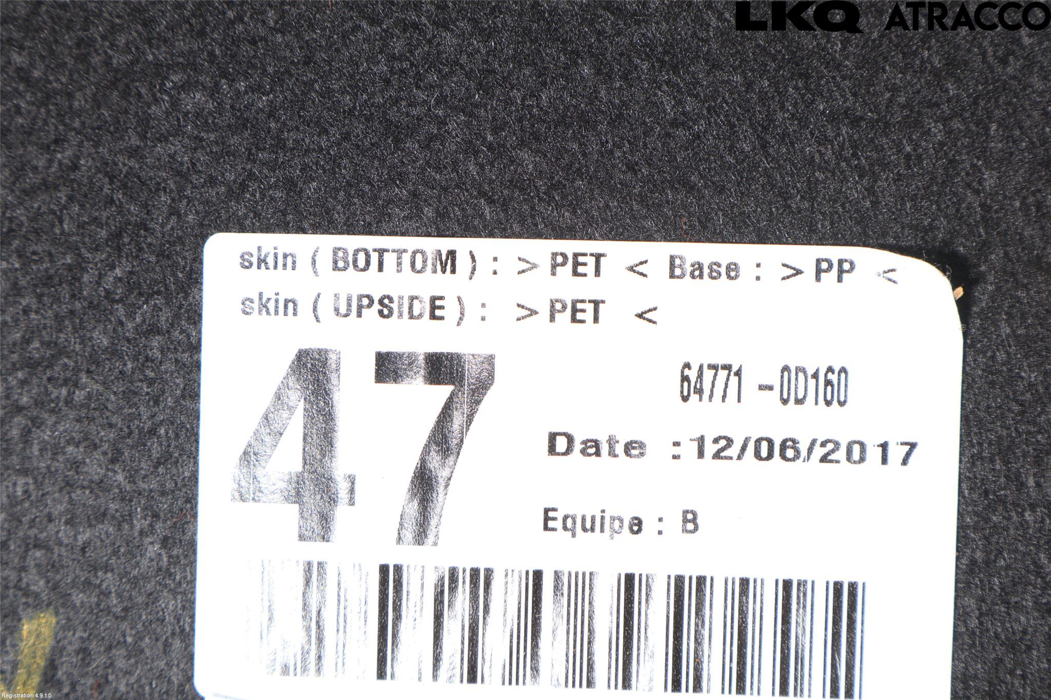 Subaru OUTBACK 21- Bagage Golv