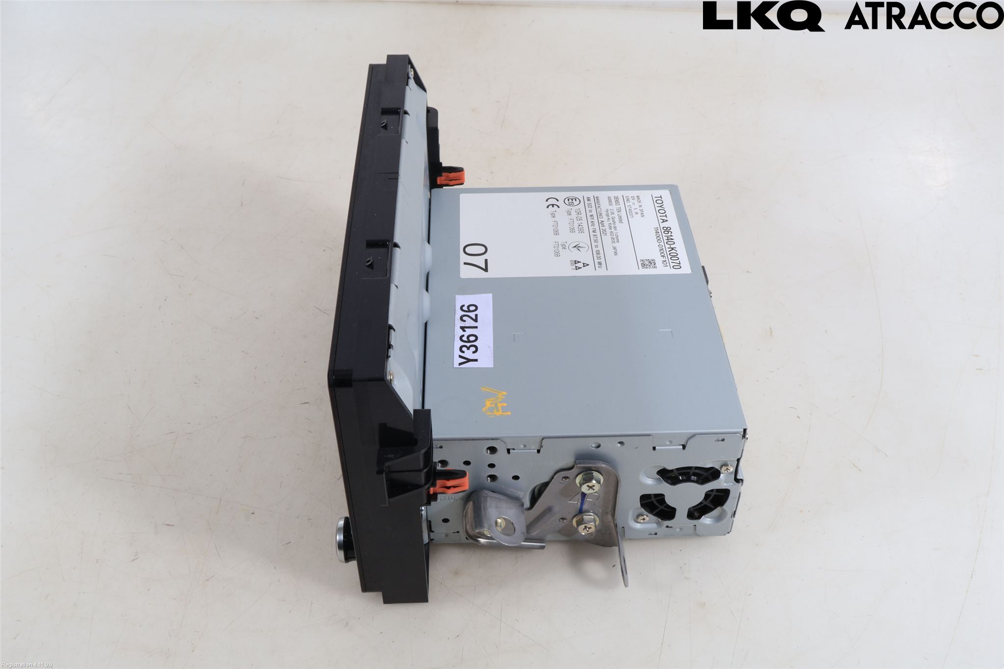 Toyota YARIS XP21 20- Cd Radio - Multimediapanel