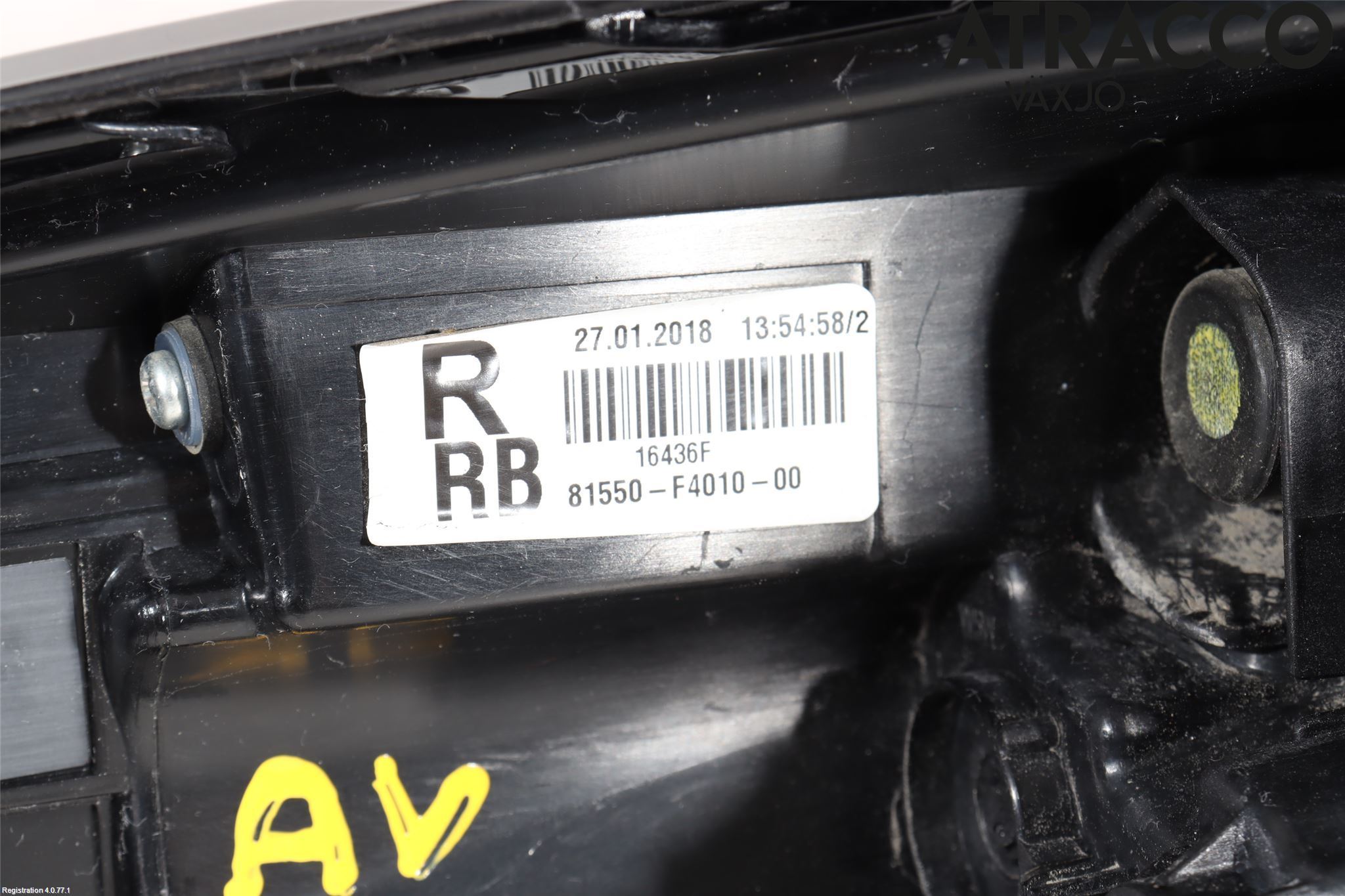 Toyota C-HR 16-23 Bakljus Höger