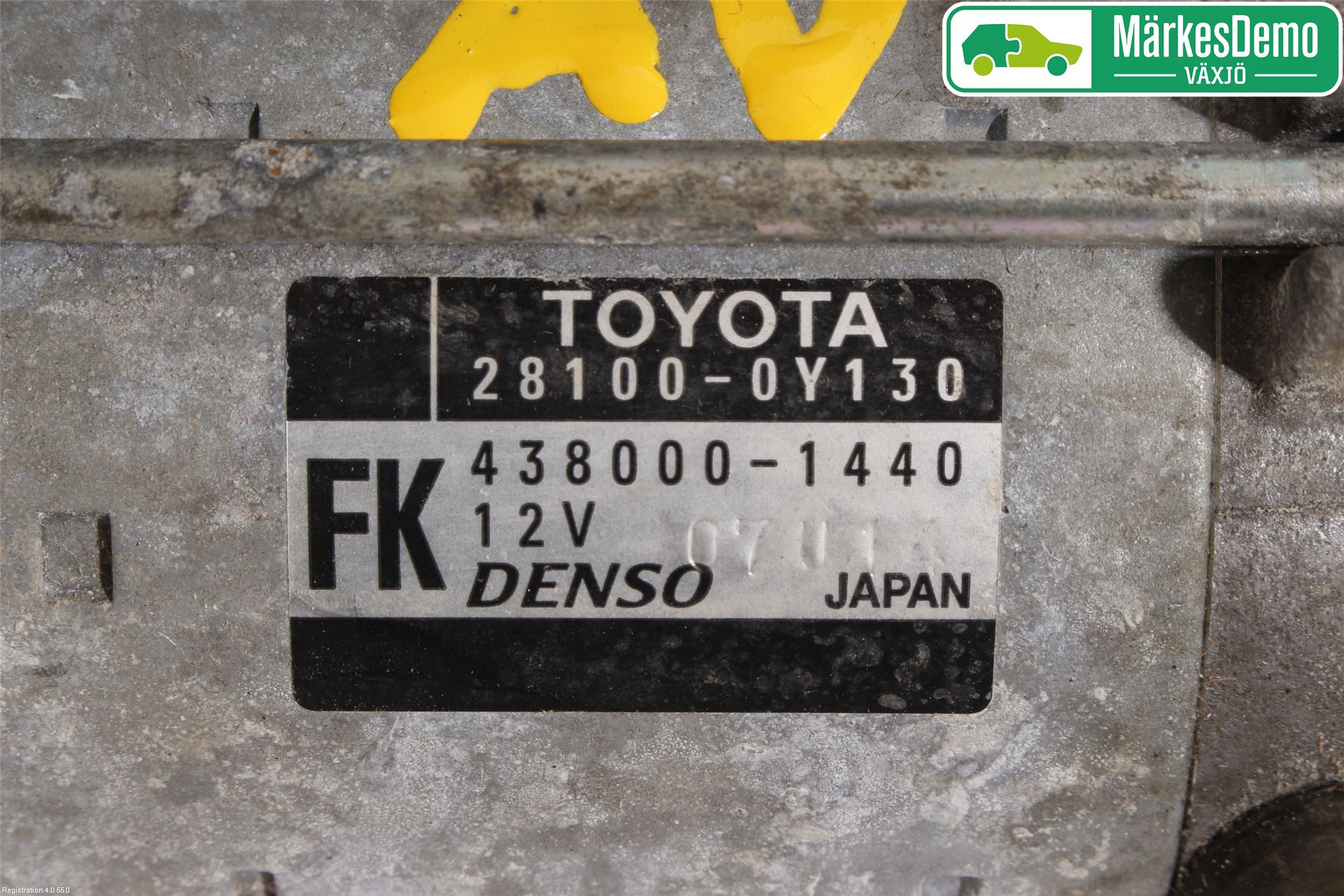 Toyota YARIS XP130 15-20 Startmotor