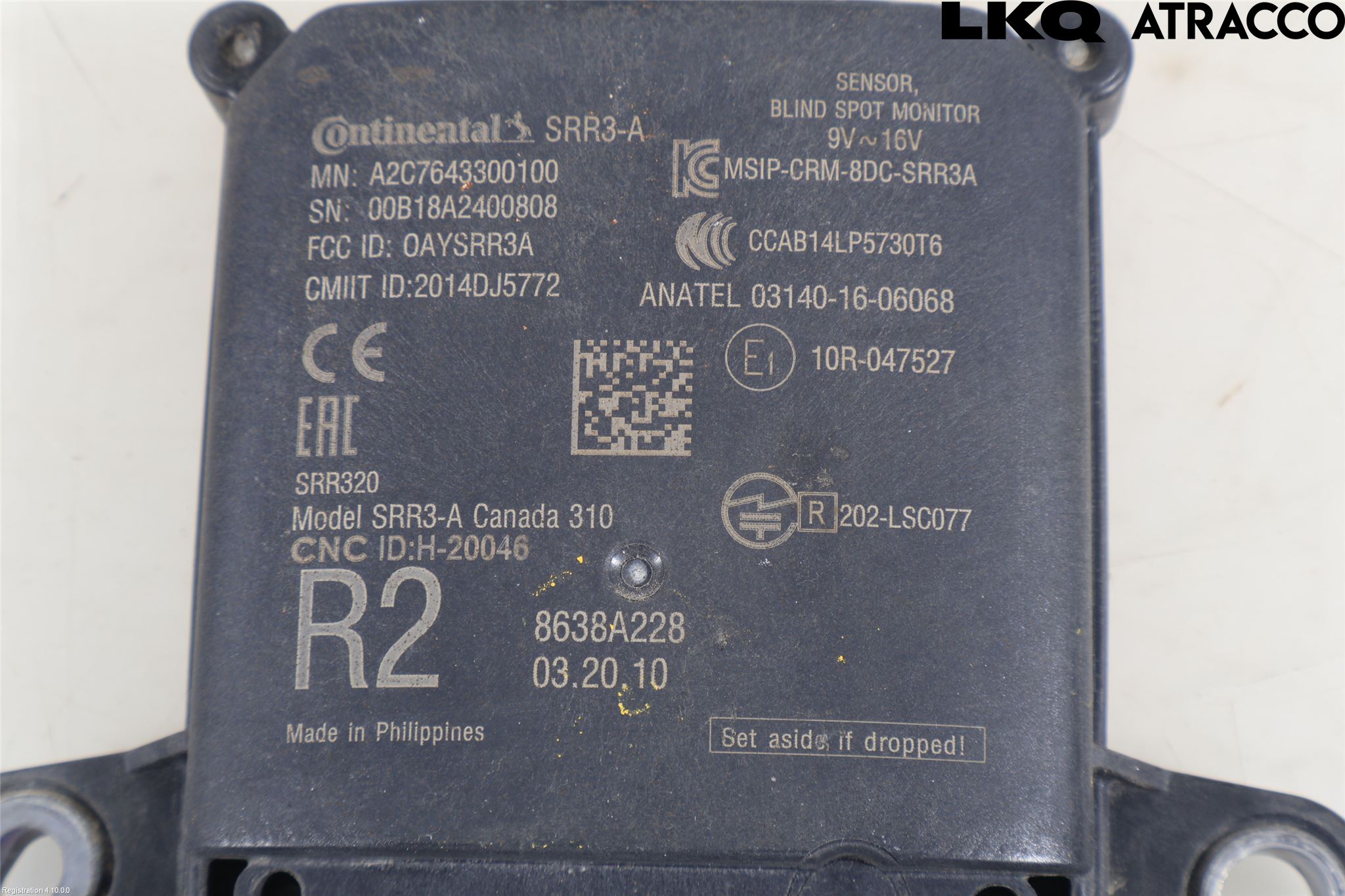 Mitsubishi OUTLANDER 13-21 Sensor Aktivt Kollisionsskydd
