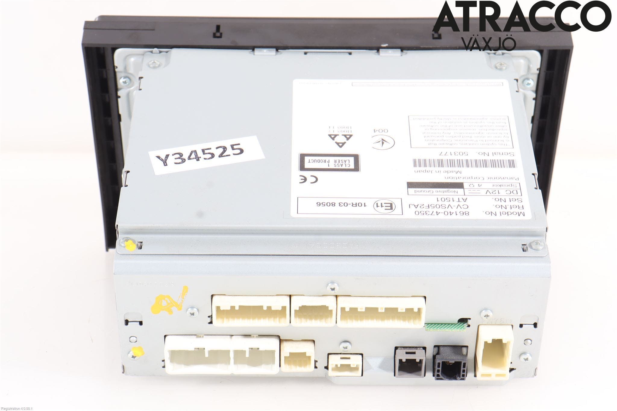 Toyota PRIUS (ZVW50) 16-21 Cd Radio - Multimediapanel