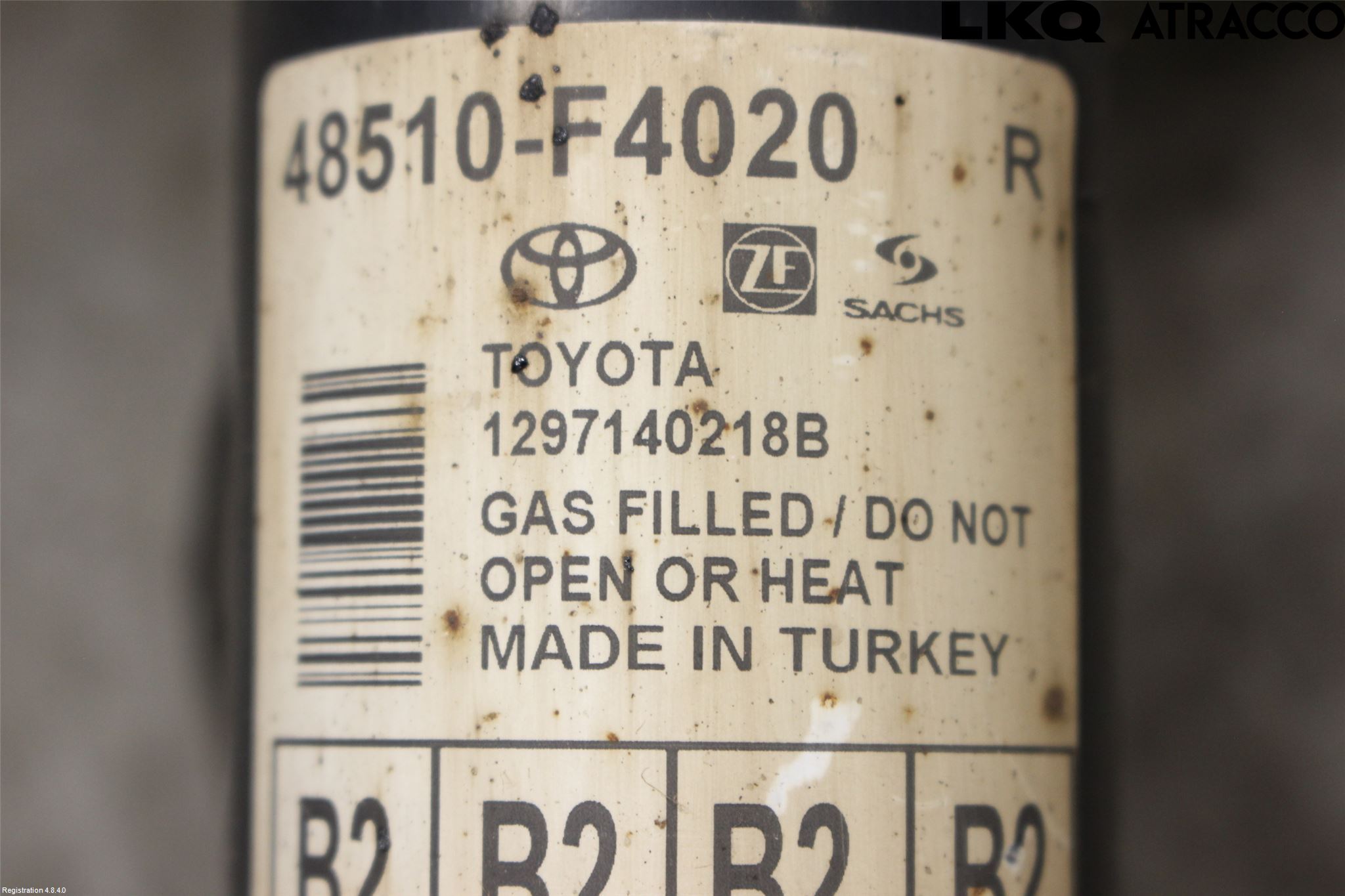 Toyota C-HR 16-23 Fjäderben Fram Höger