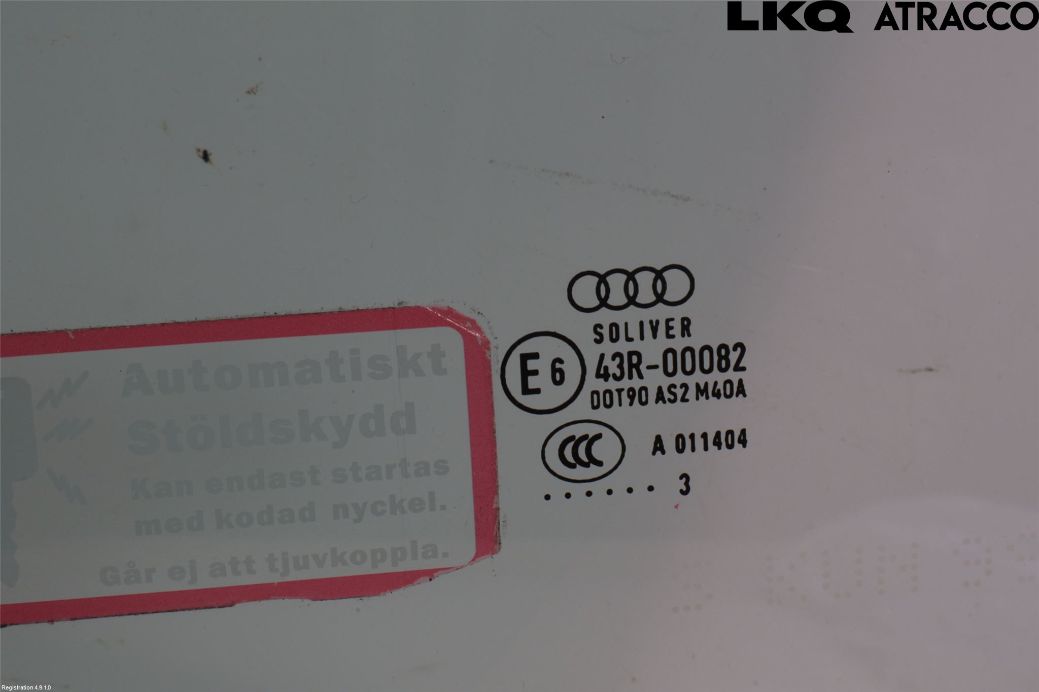 Audi A3/S3 05-13 Dörruta 2D Vänster