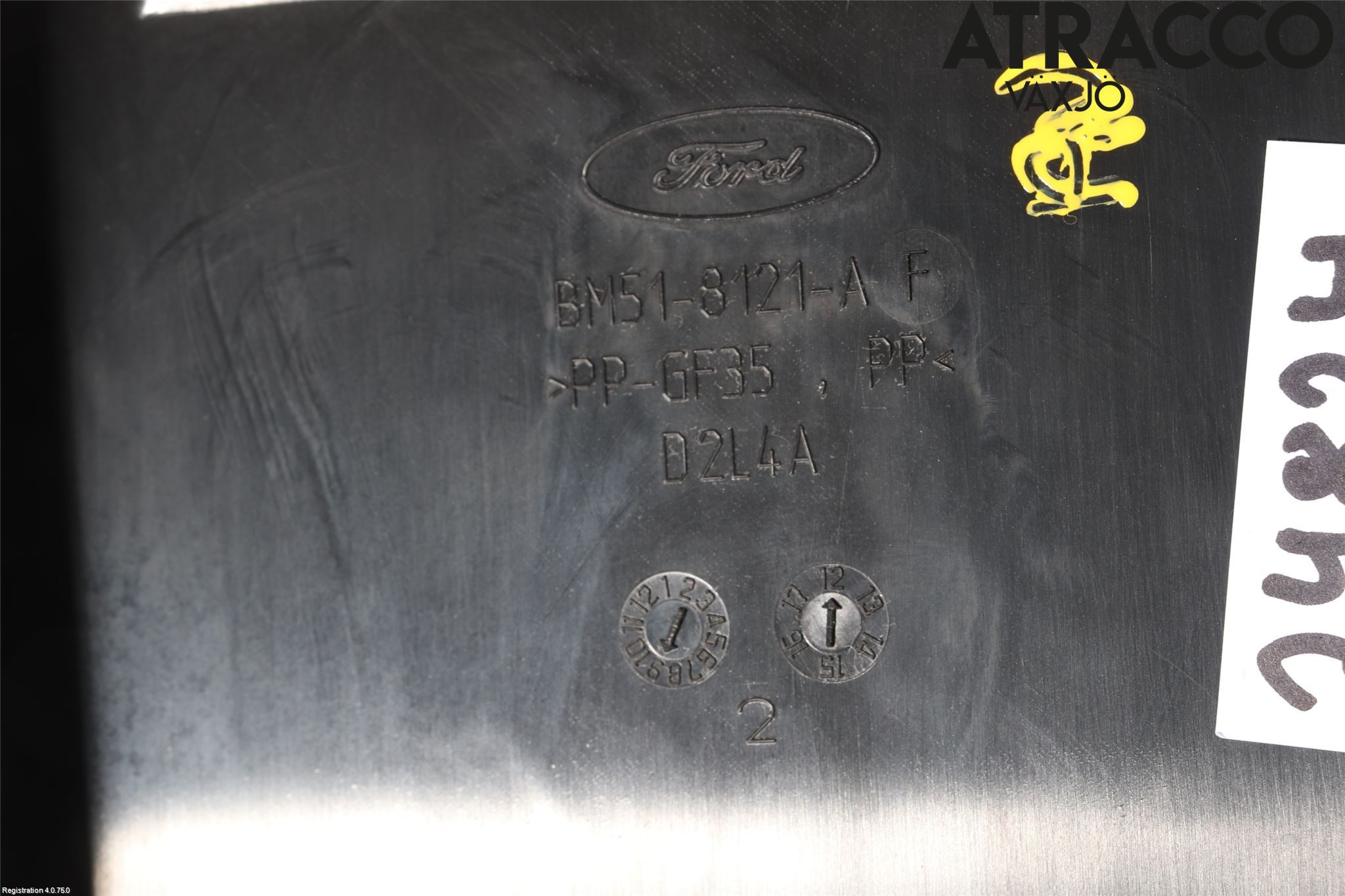 Ford FOCUS 11-14 Deflektor Plåt-Plast Kylning