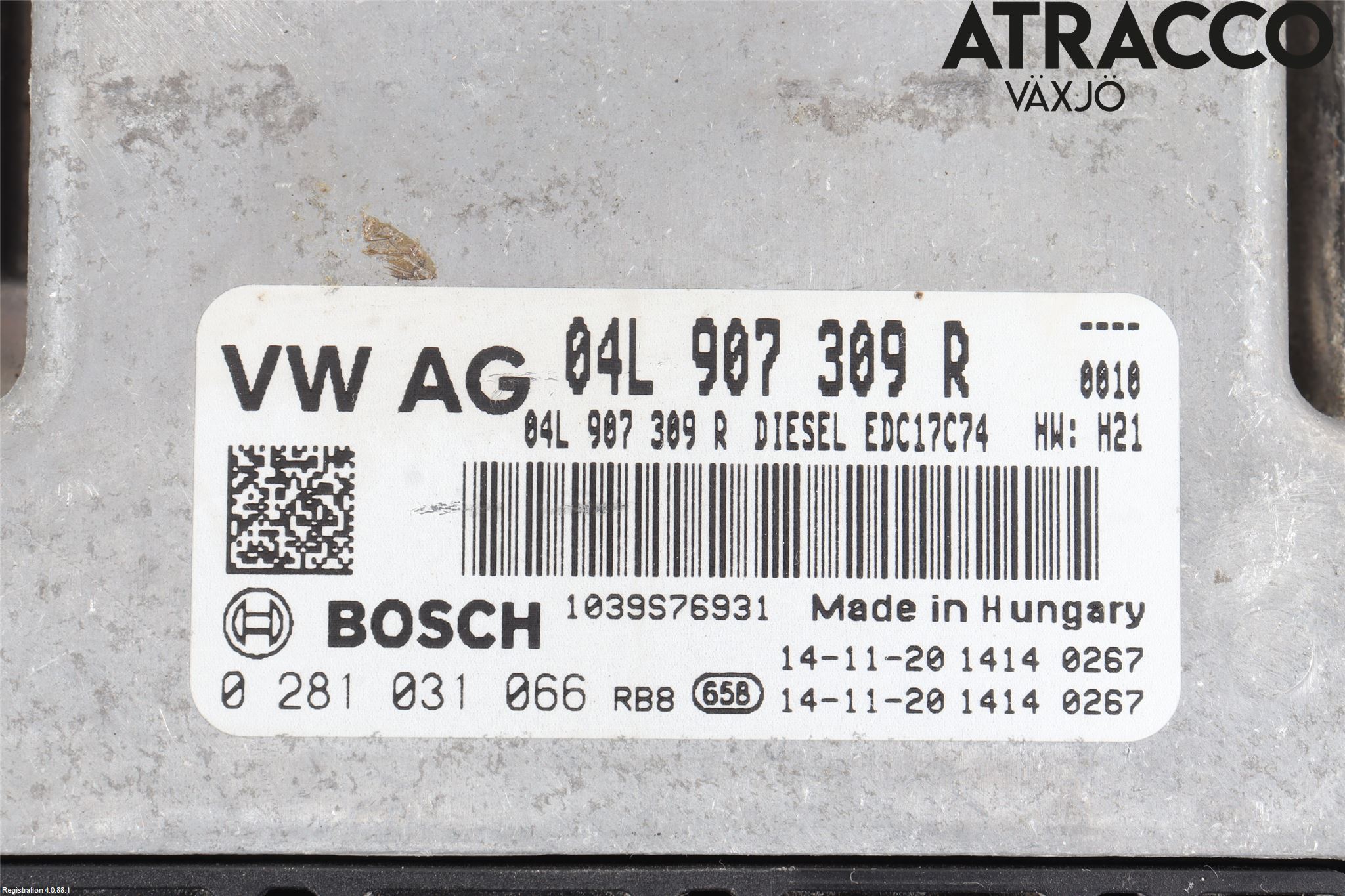 Volkswagen VW PASSAT 15-19 Styrenhet Inspump Diesel