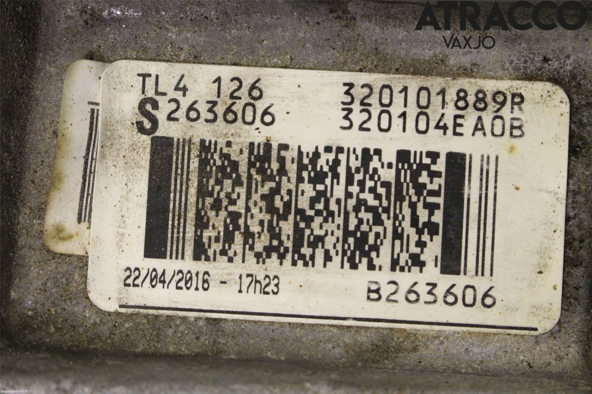 Nissan QASHQAI 14-17 Växellåda Man 6 Vxl