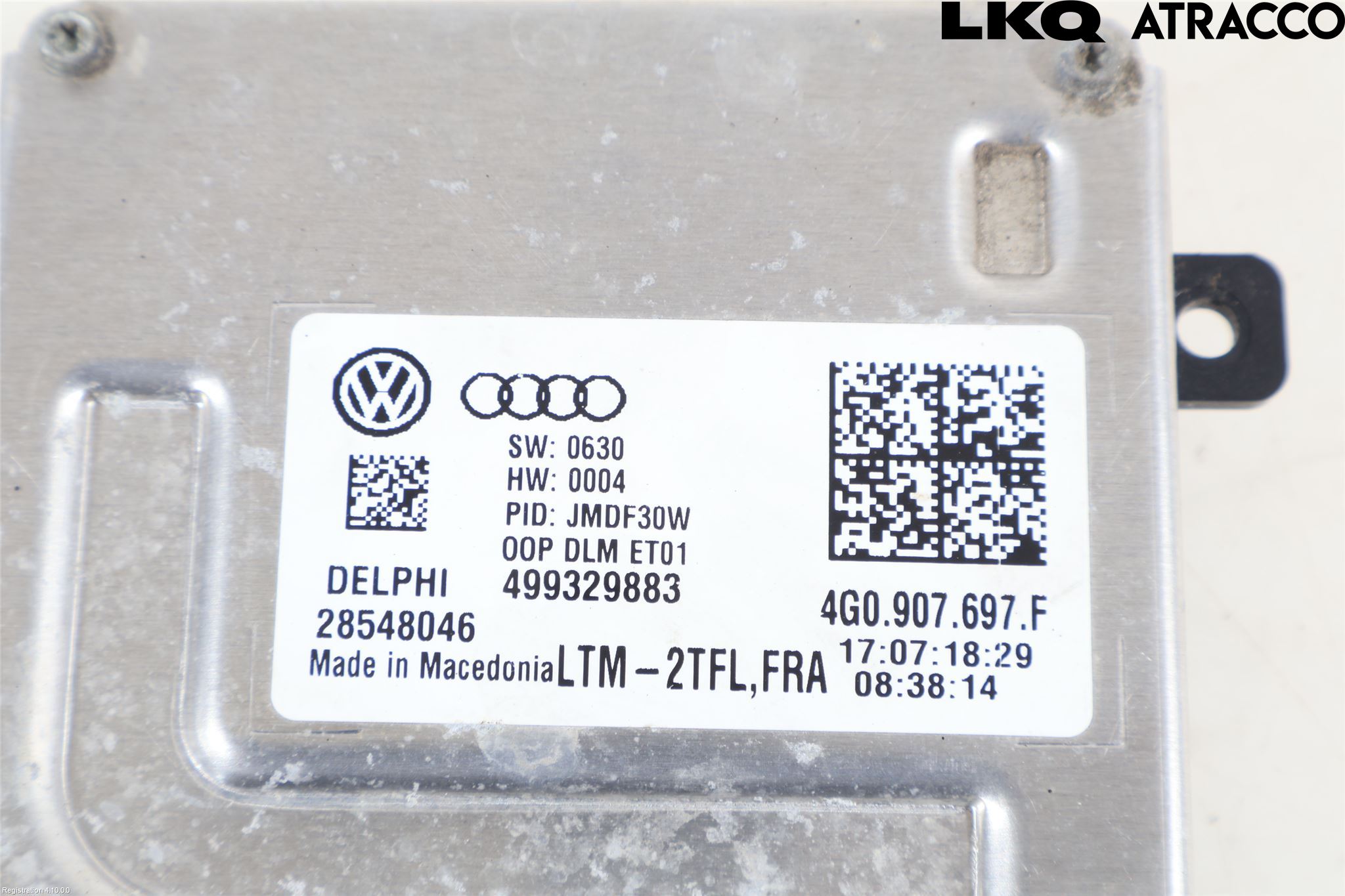 Volkswagen VW PASSAT 15-19 Styrenhet Strålkastare