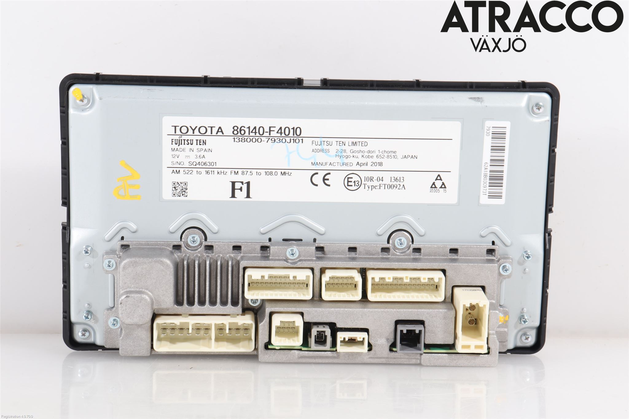Toyota C-HR 16-23 Cd Radio - Multimediapanel
