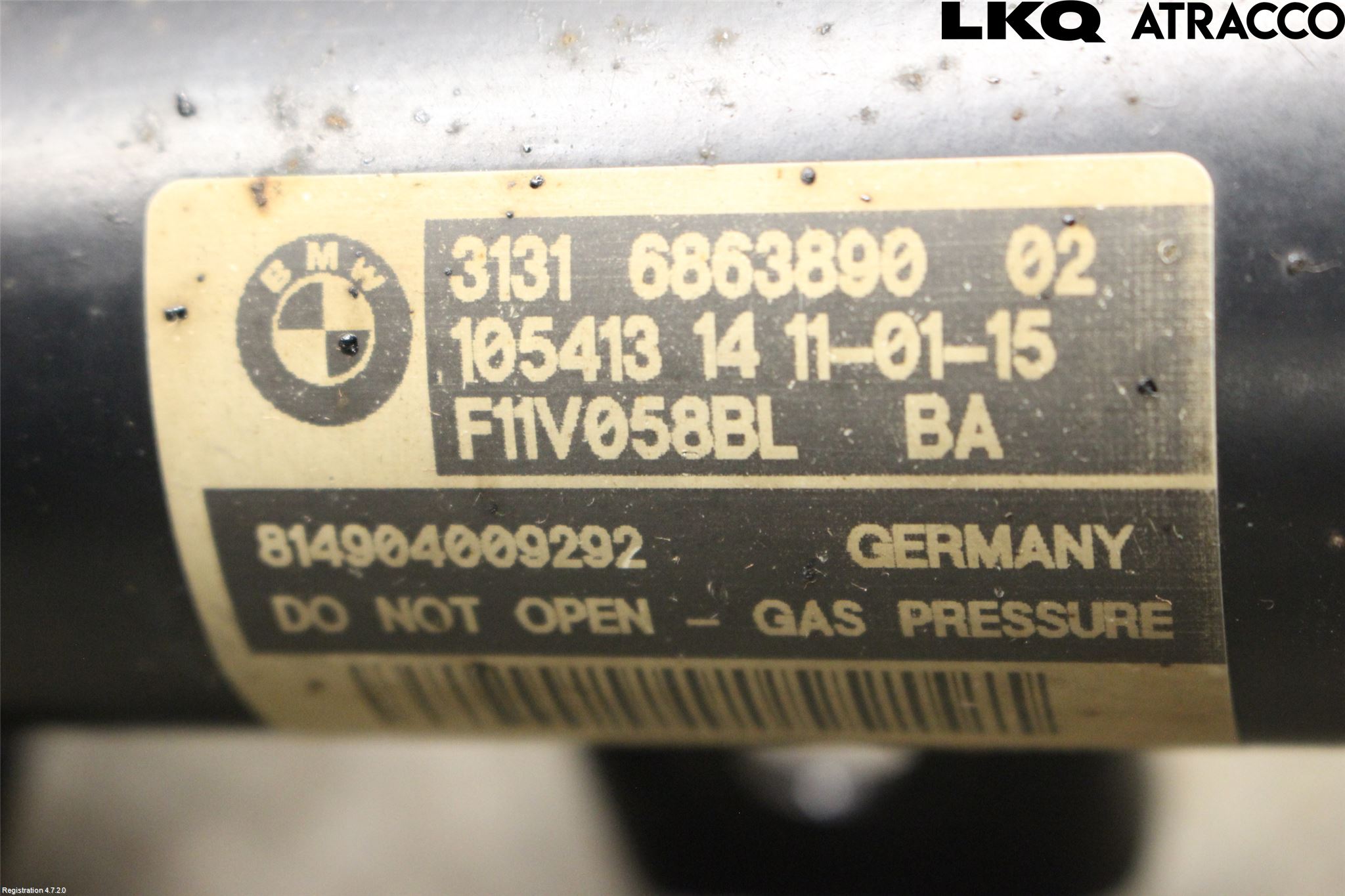 BMW 5 F10/F11/F18 09-17 Fjäderben Fram Höger