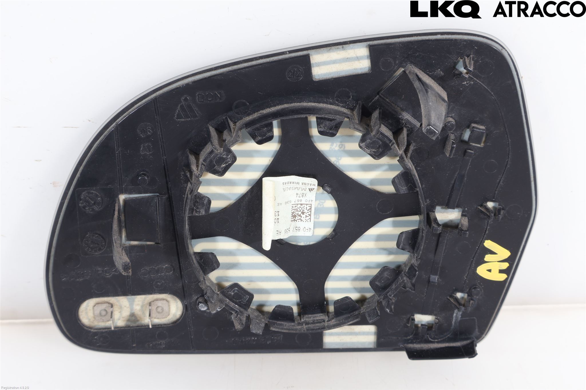 Audi A6/S6     05-11 Spegelglas Hö