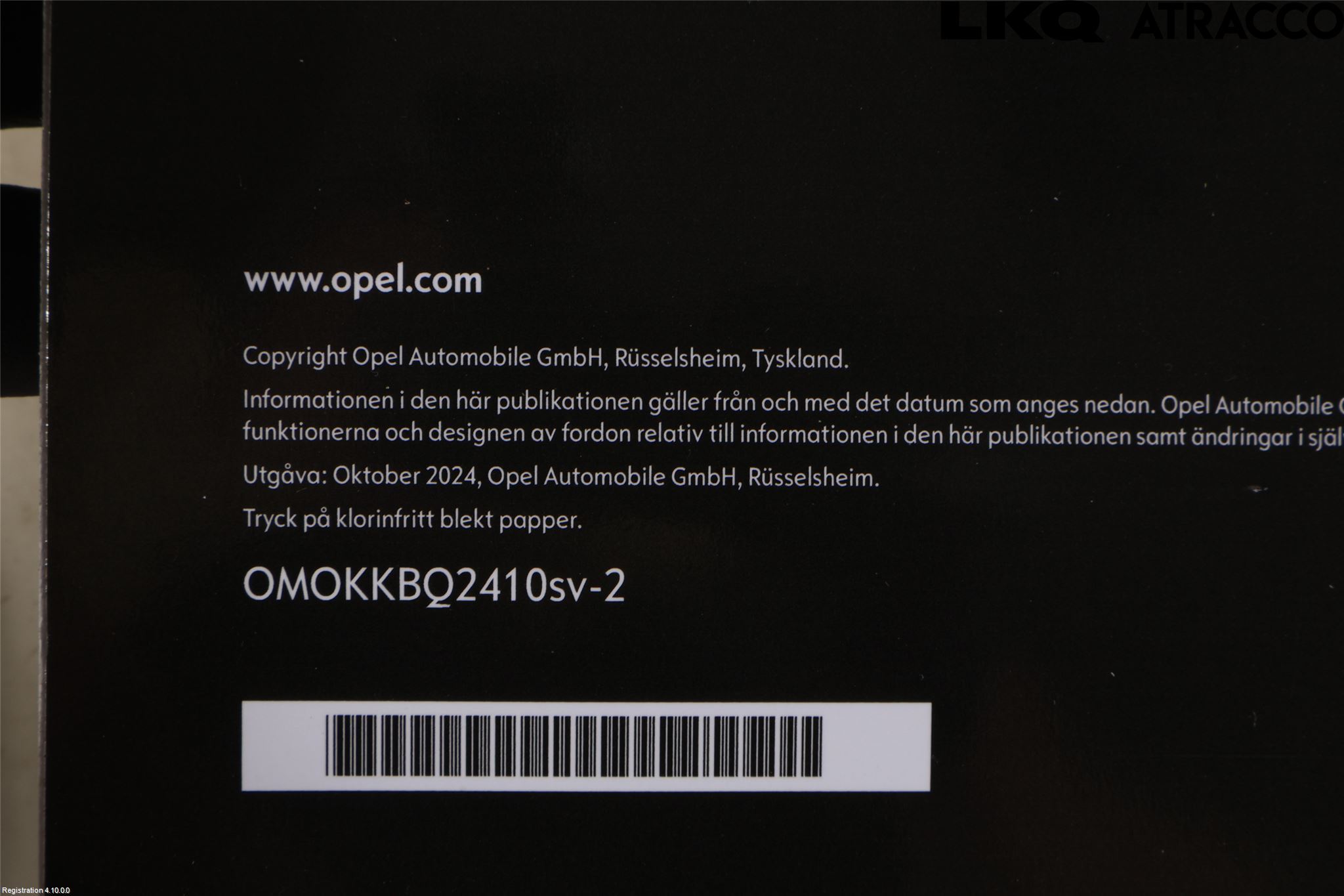 Opel MOKKA 21- Instruktionsbok