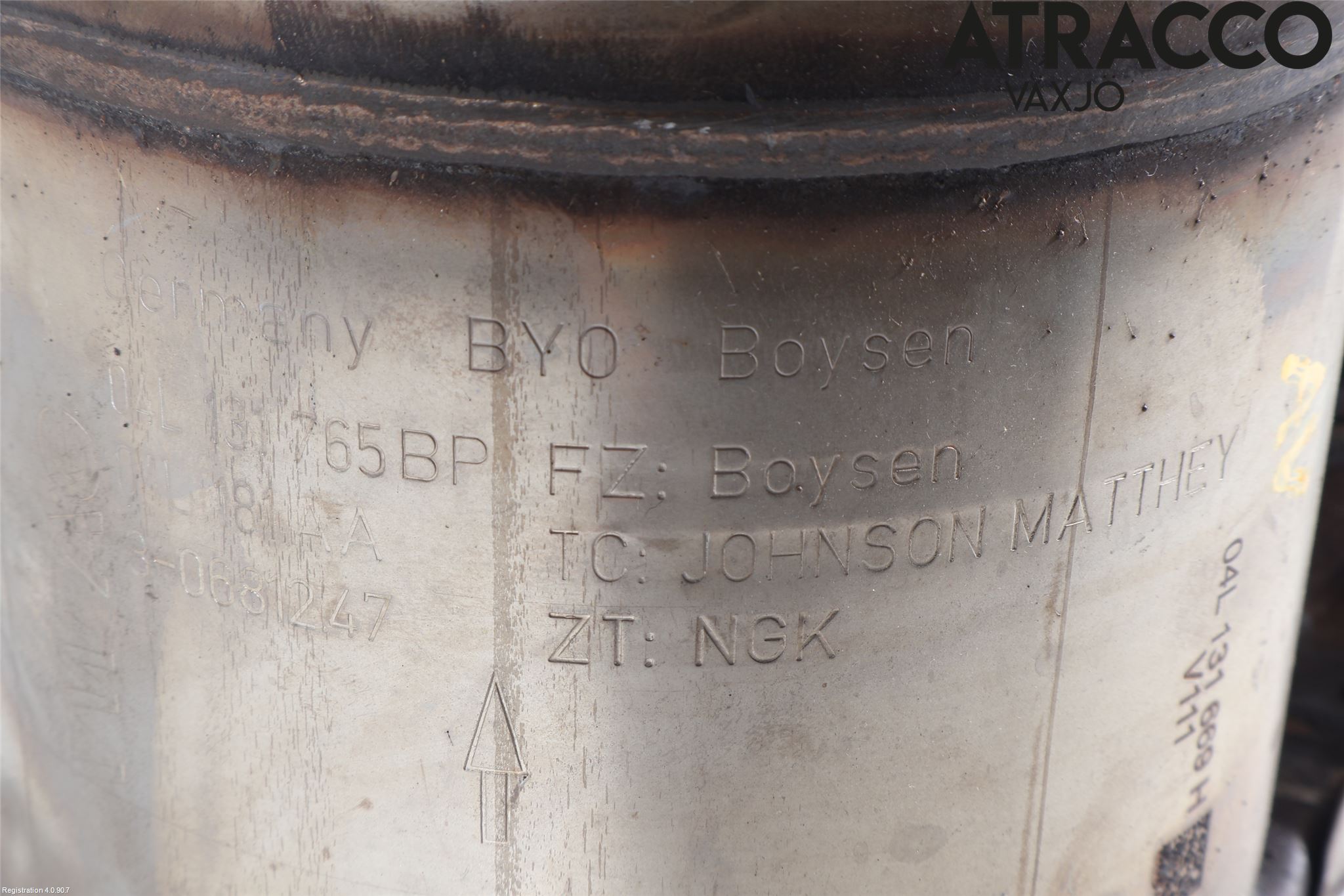 Audi A4/S4 B9 16-19 Avgas Partikelfilter