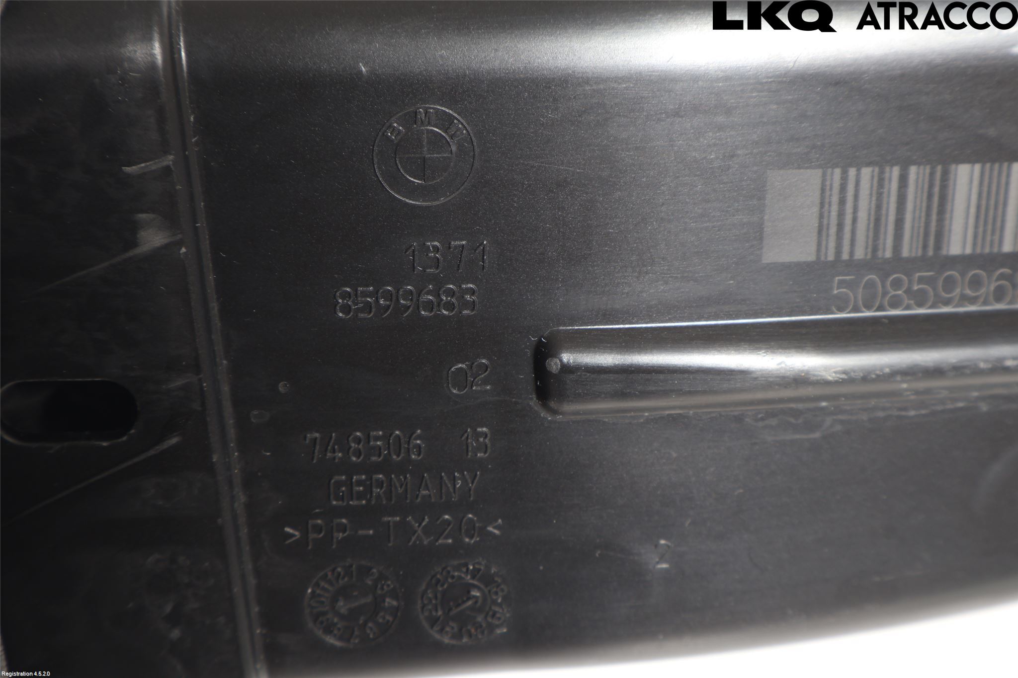 BMW 5 G30/G31/F90 17-23 Förg-Bälg-Rör Mot Luftr