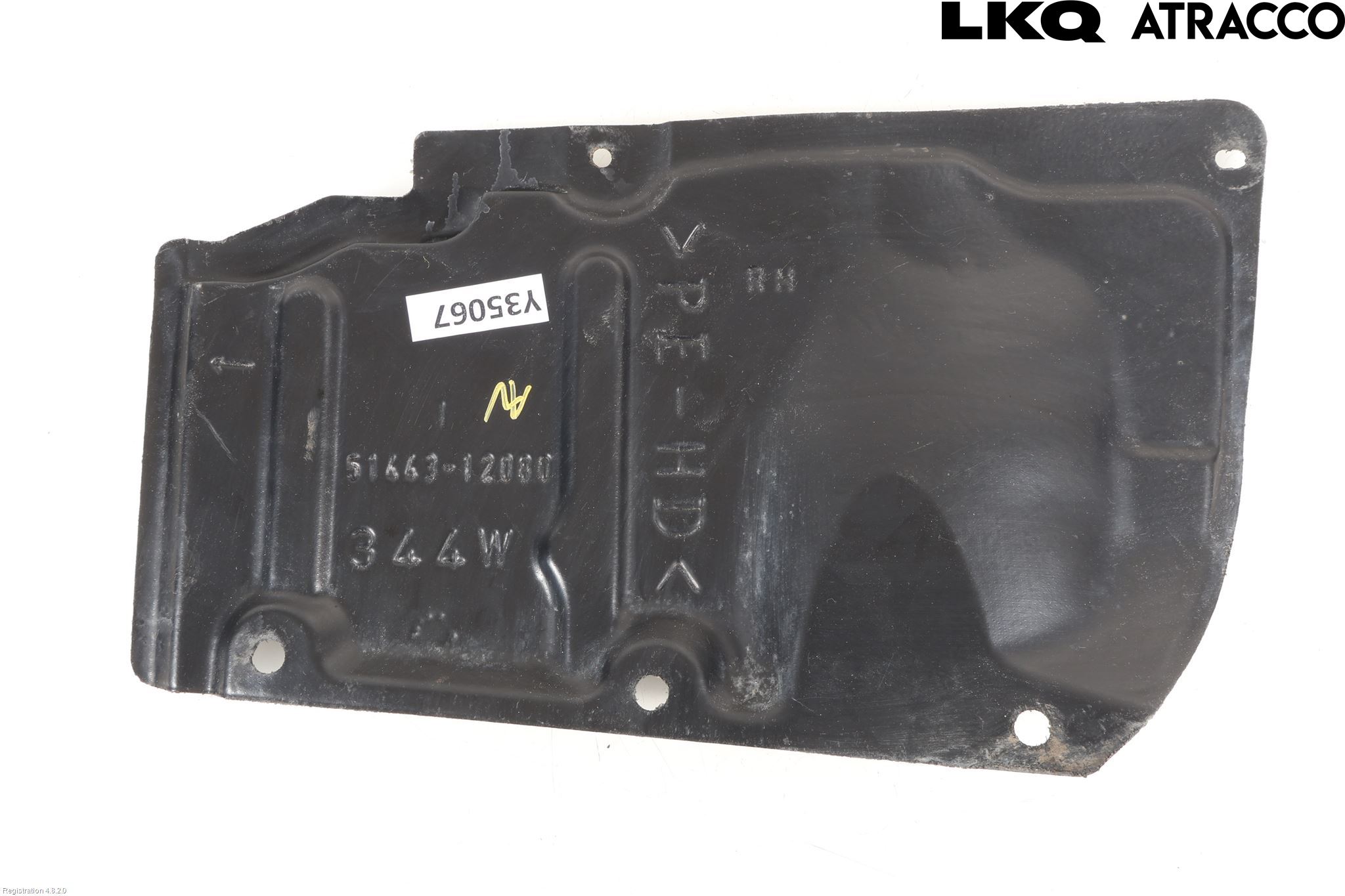 Toyota PRIUS ZVW30 09-20 Hasplåt Plåt-Plast