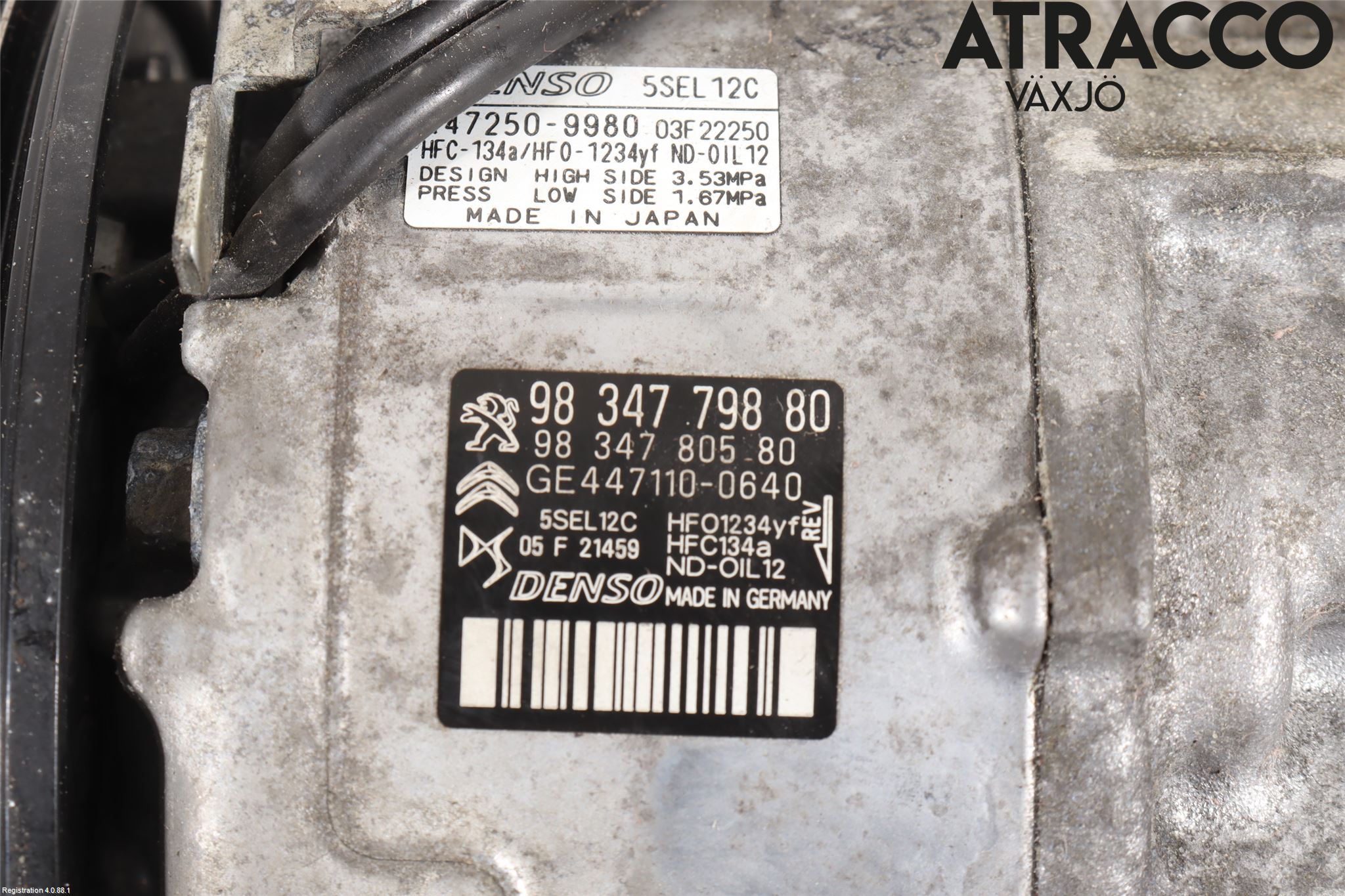 Peugeot 208/E-208 20- Ac Kompressor