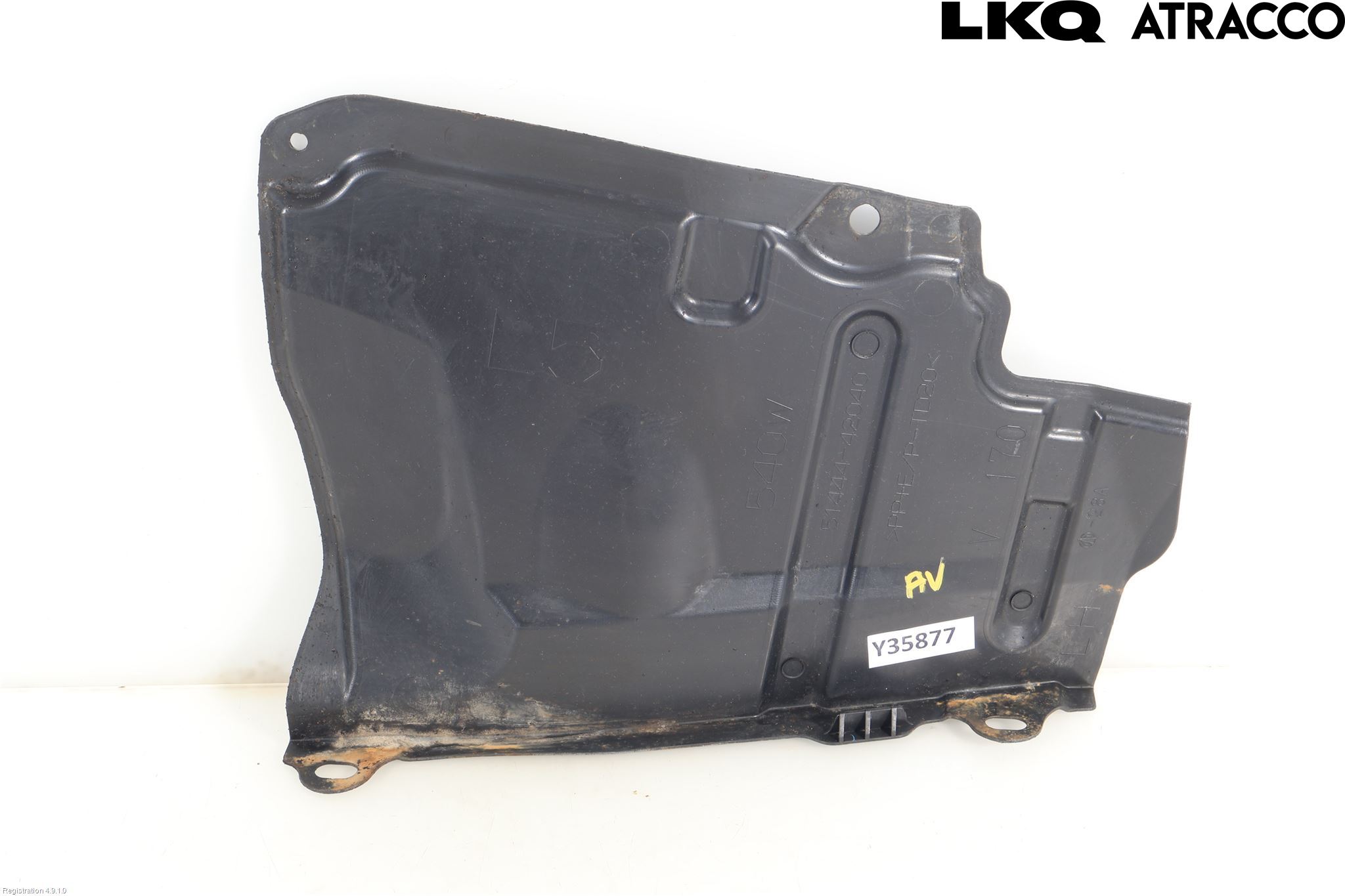 Toyota RAV4 13-18 Hasplåt Plåt-Plast