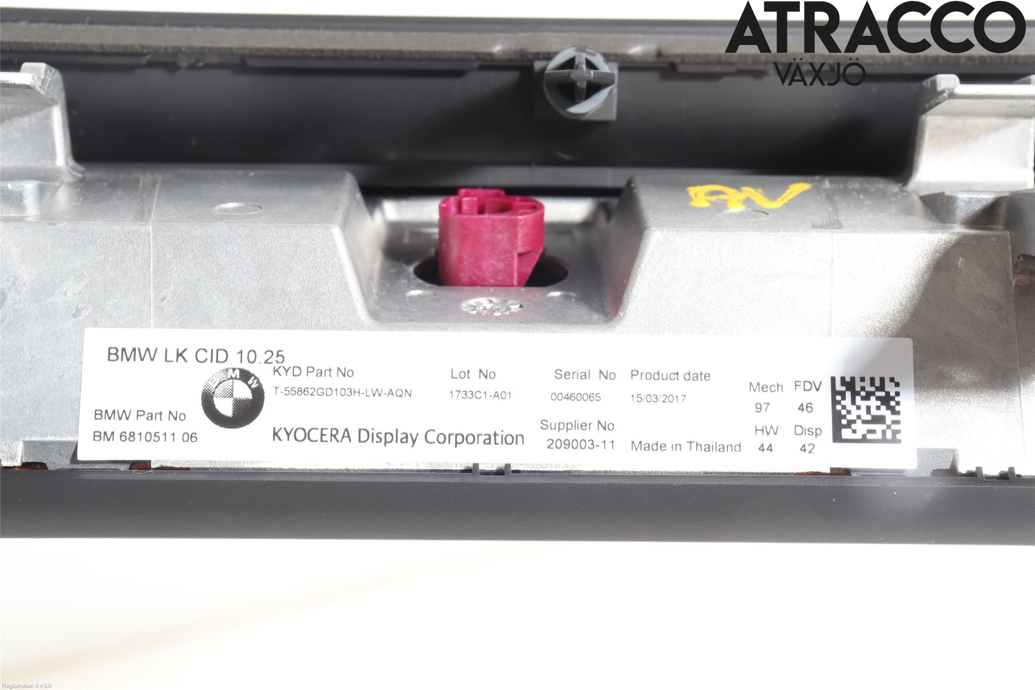 BMW 5 G30/G31/F90 17-23 Multifunktionsdisplay