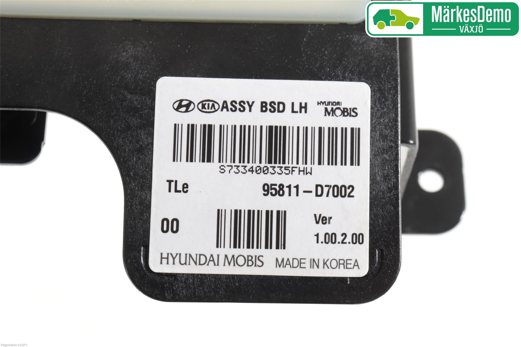 Hyundai TUCSON 05- Sensor Aktivt Kollisionsskydd