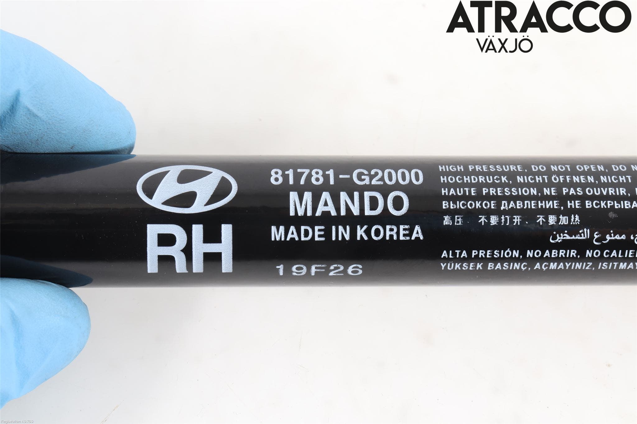 Hyundai IONIQ AE 17-22 Gasfjäder Baklucka