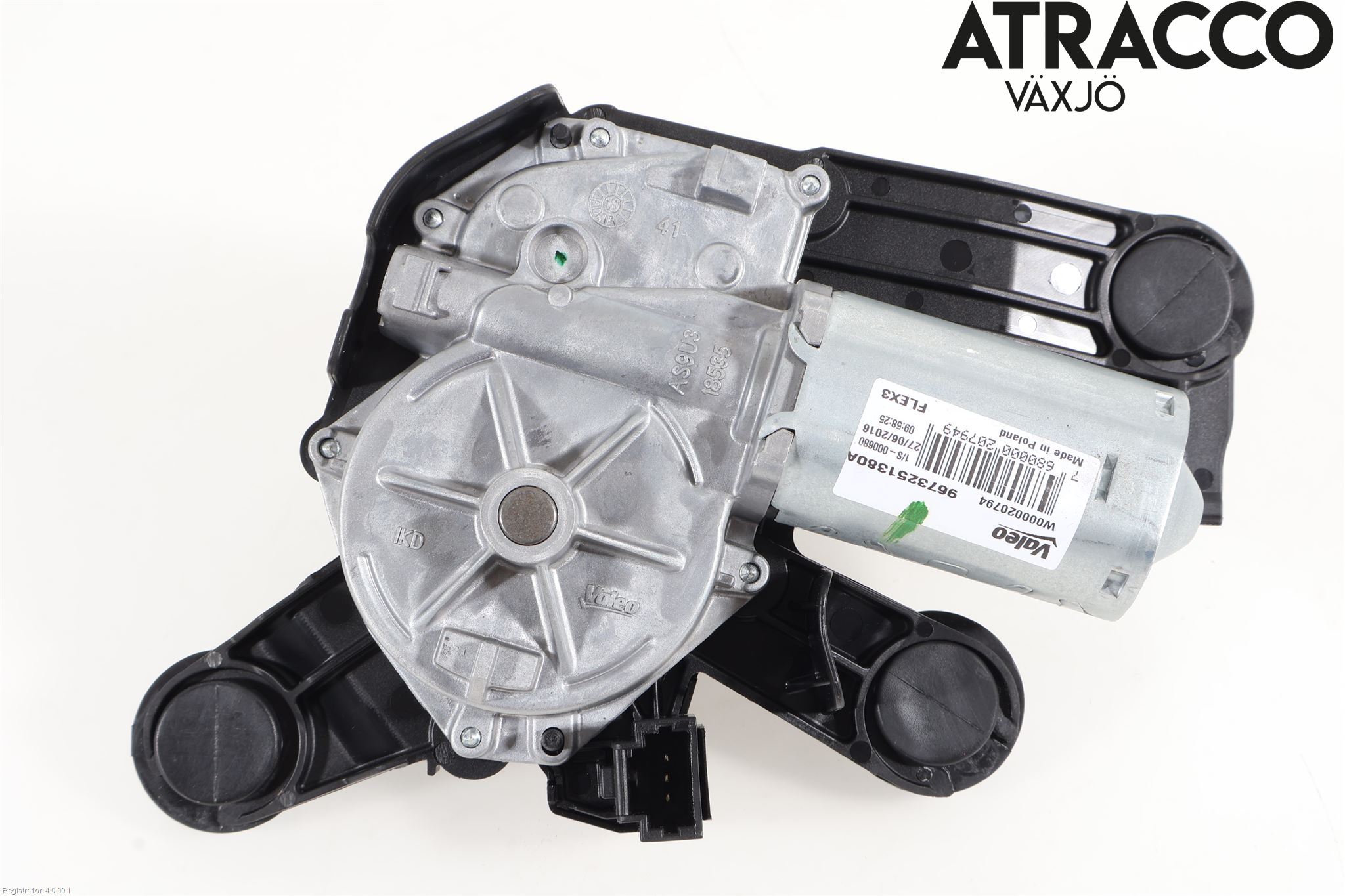 Peugeot PEUGOT 208 16-19 Torkarmotor Baklucka