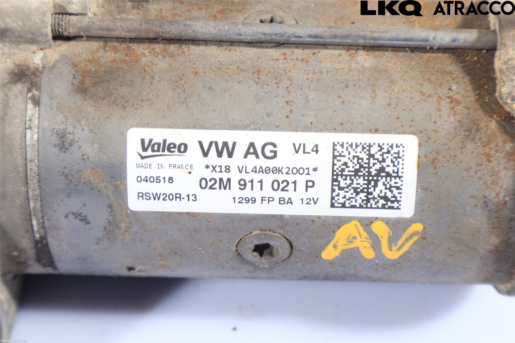 Volkswagen VW CRAFTER II / E-CRAFTER 17- Startmotor Diesel