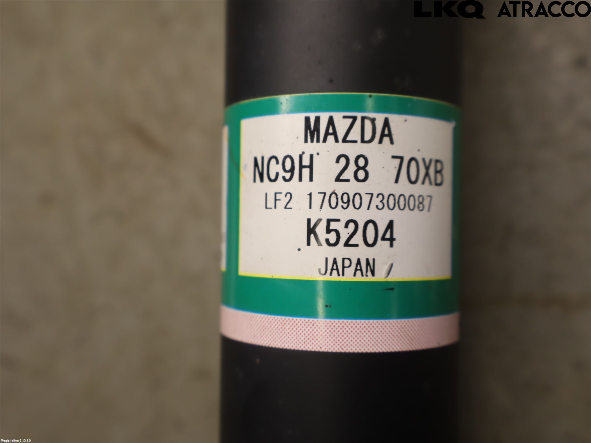 Mazda MX-5 IV (ND/ND2/ND3) MIATA 15- Fjäderben Bak Vänster