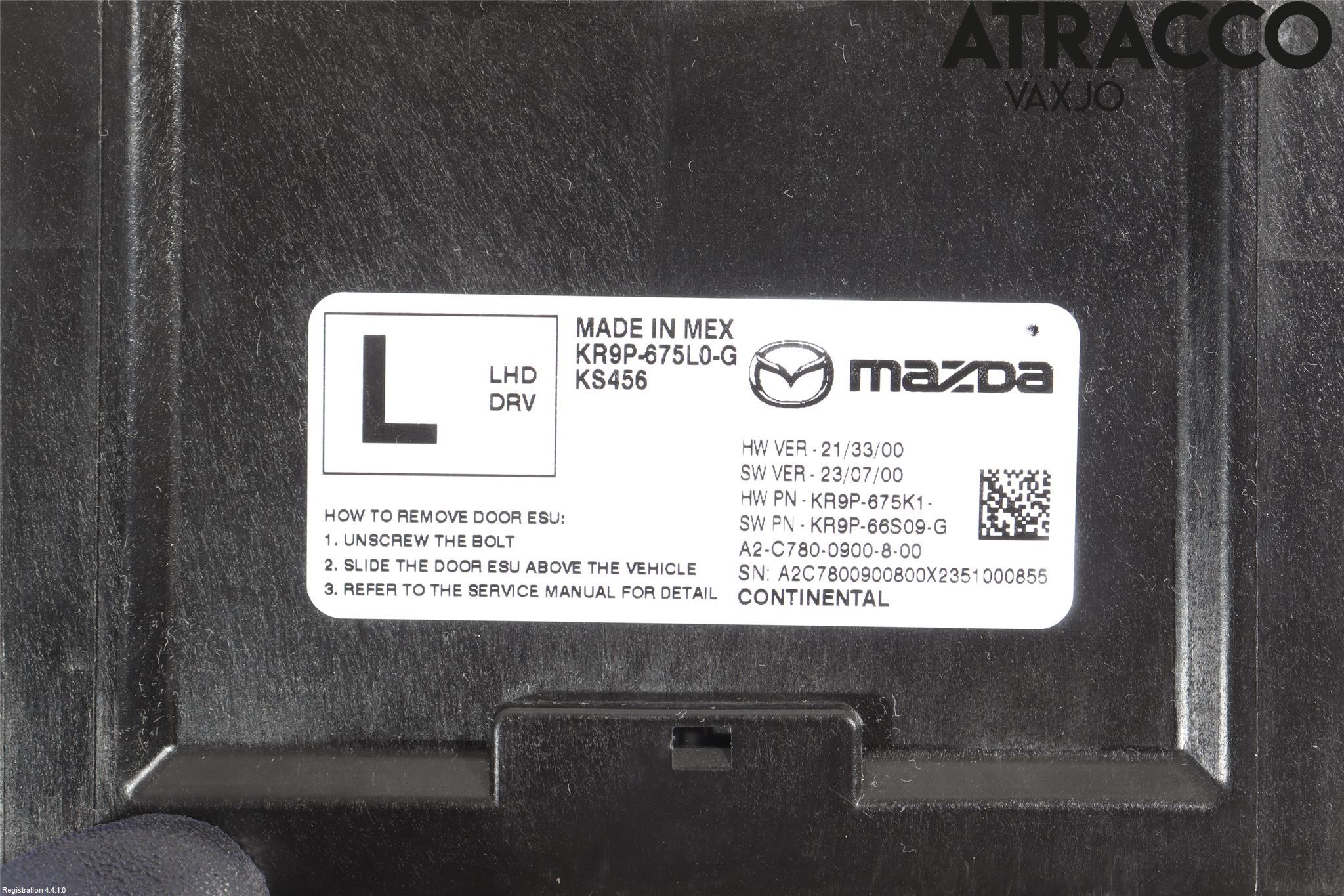 Mazda CX-60 22- Styrenhet Dörr