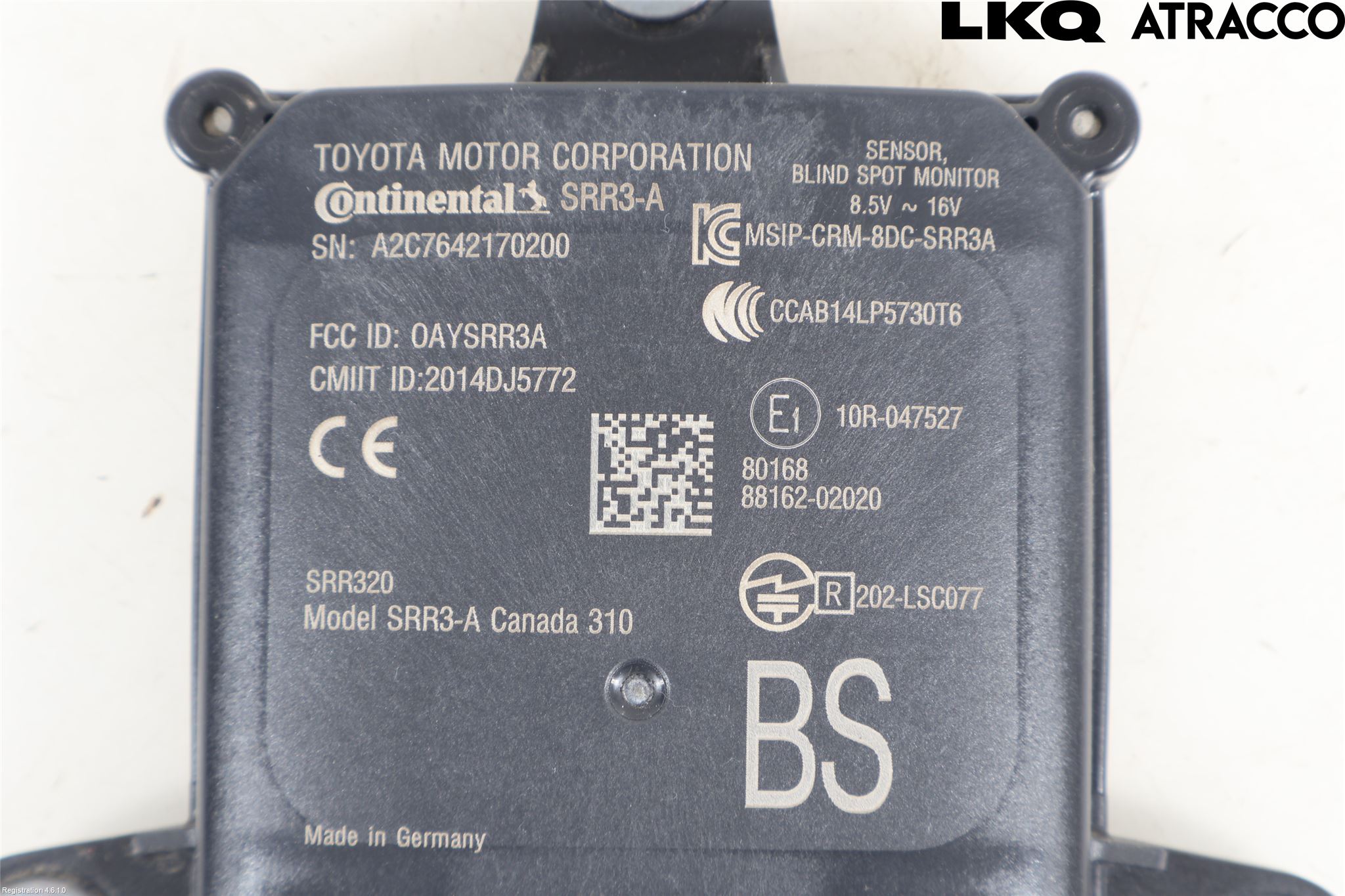 Toyota COROLLA 19- Sensor Aktivt Kollisionsskydd