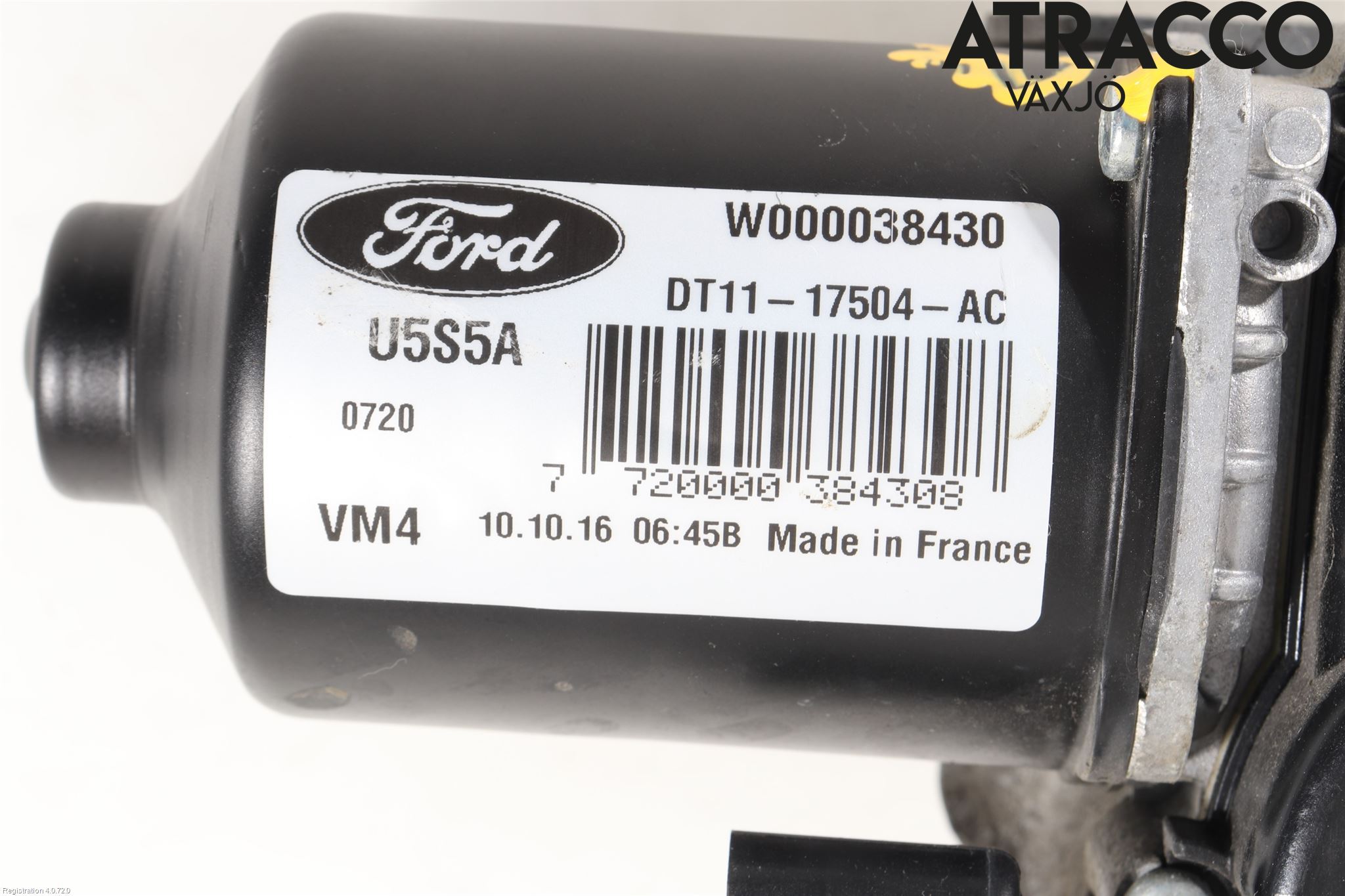 Ford TRANSIT/TOURNEO CONNECT 13-22 Torkarmotor Vindruta