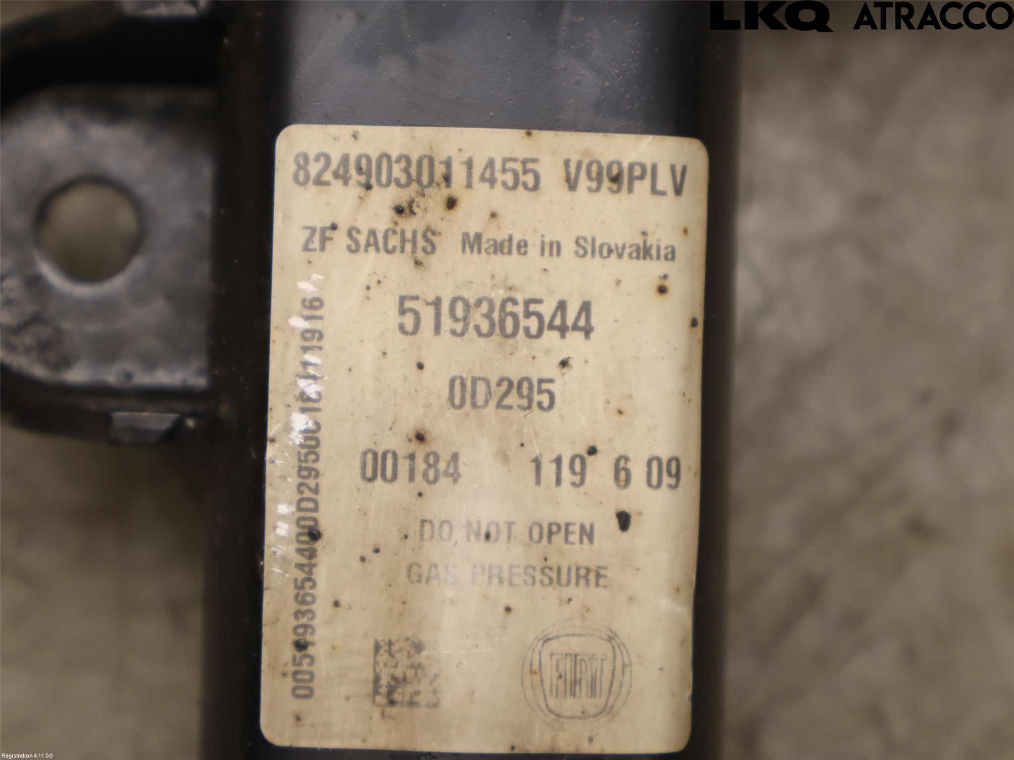 Fiat 500L 13-19 Fjäderben Fram Höger