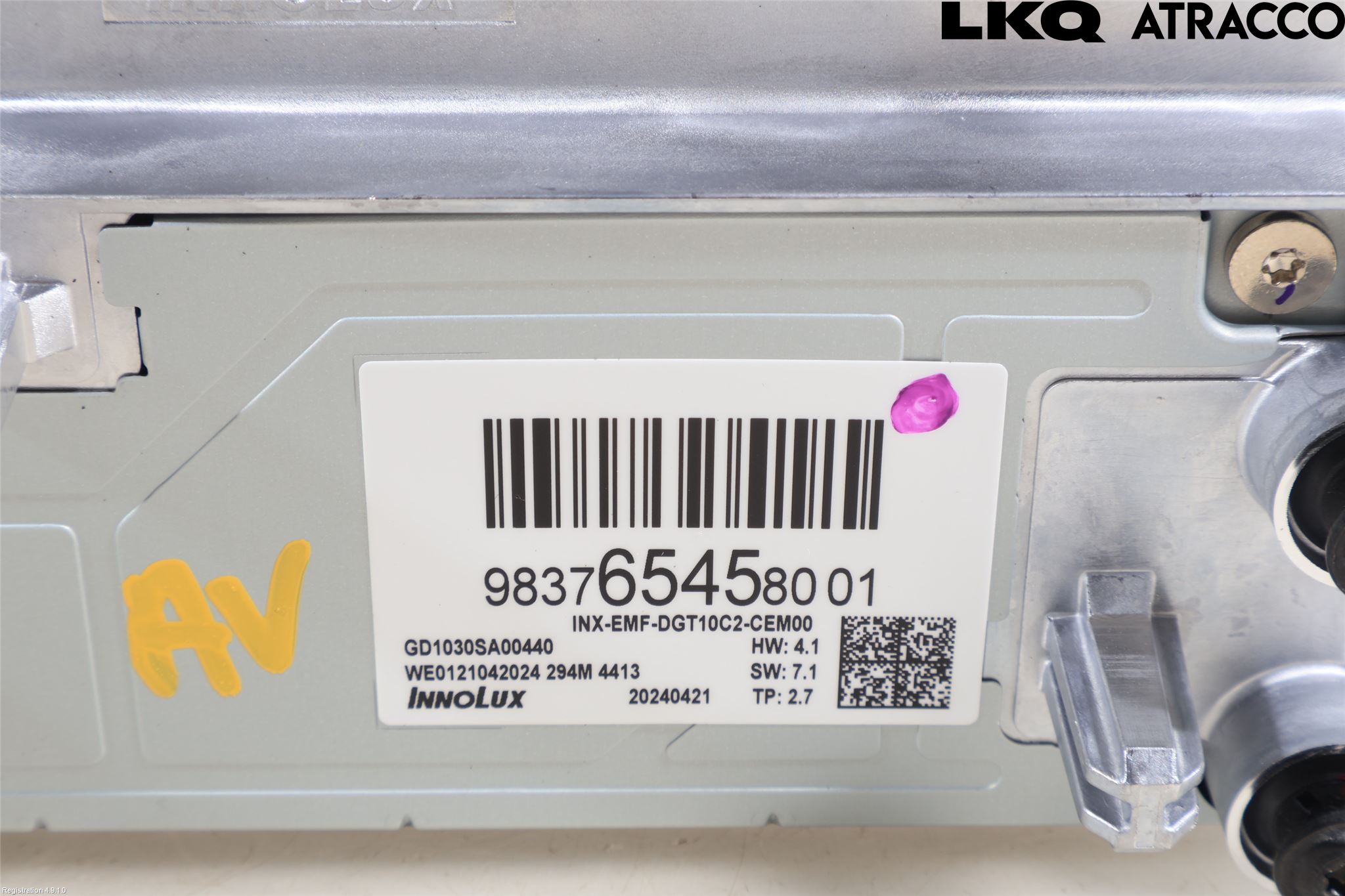 Peugeot 308/E-308 21- Multifunktionsdisplay