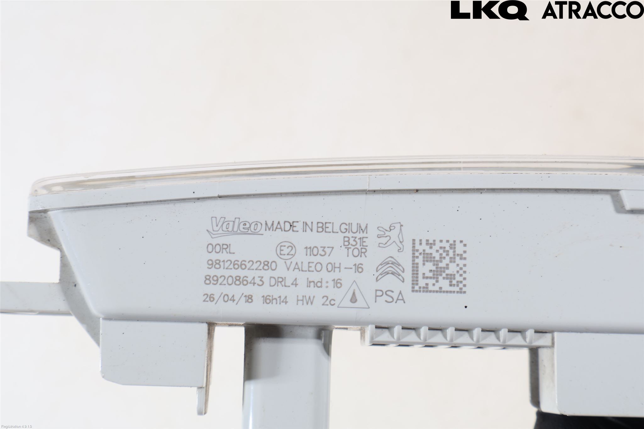 Peugeot PARTNER 16-18 Positionsljus Fram Hö