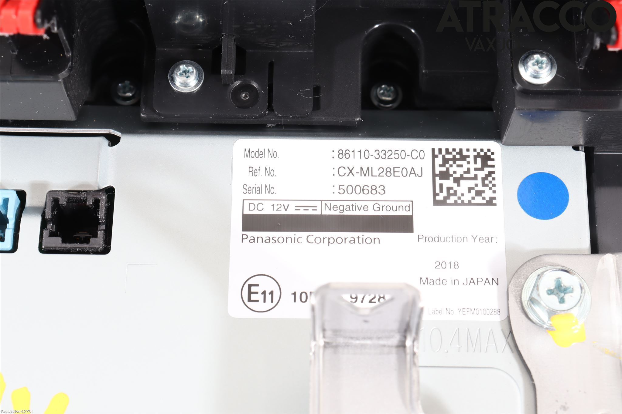 Lexus ES 250/300/330 Multifunktionsdisplay