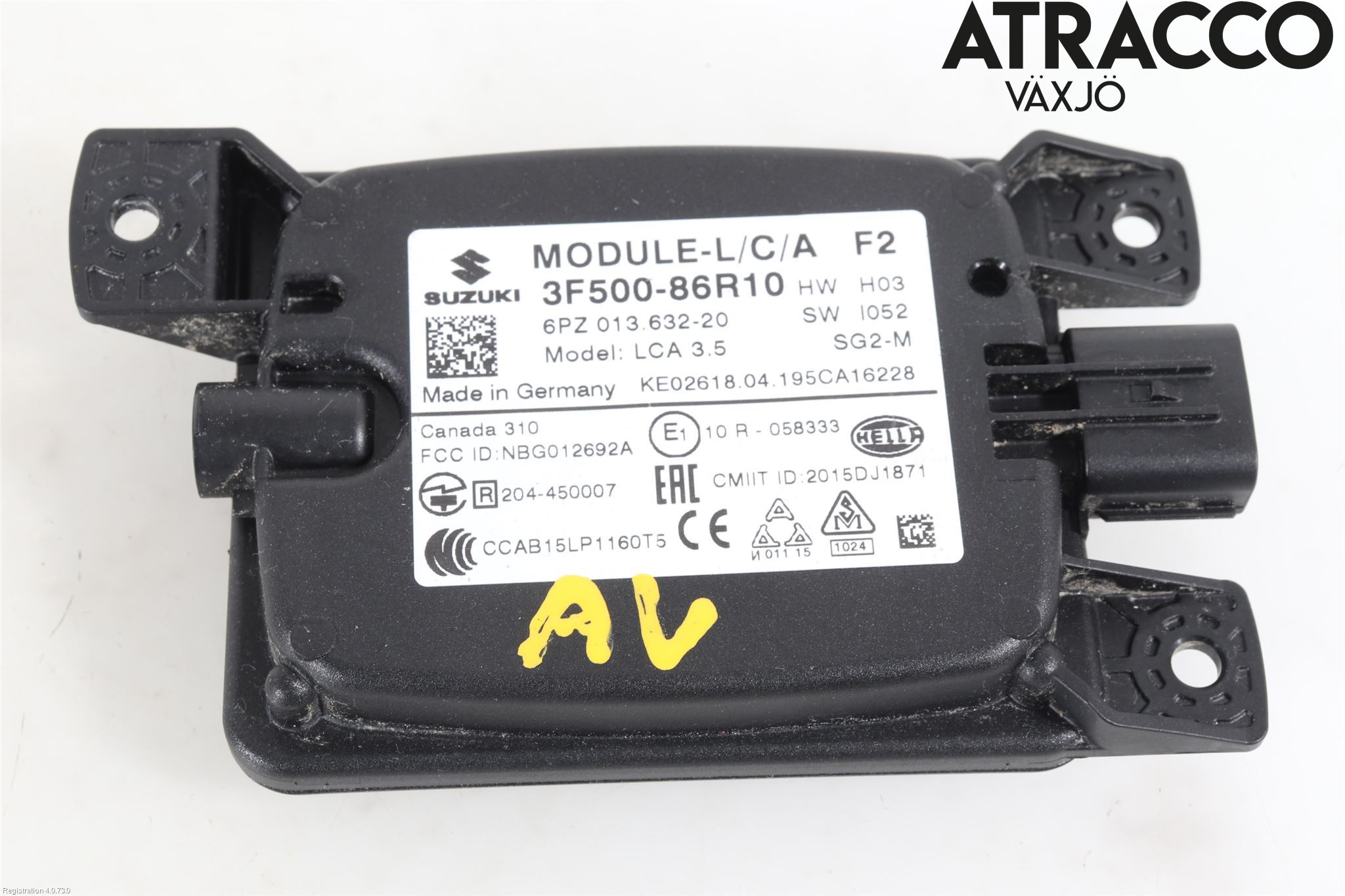 Suzuki VITARA 15- Sensor Aktivt Kollisionsskydd