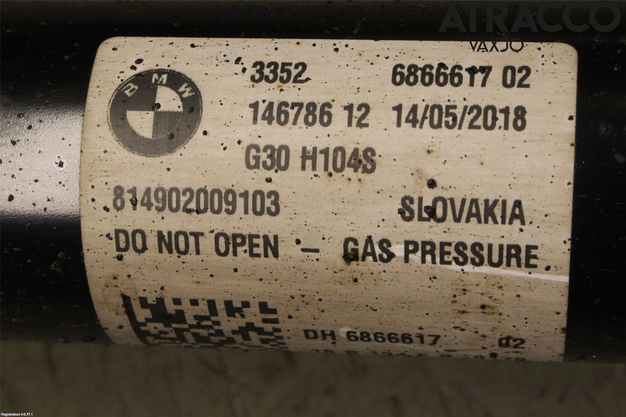BMW 5 G30/G31/F90 17-23 Fjäderben Bak Höger