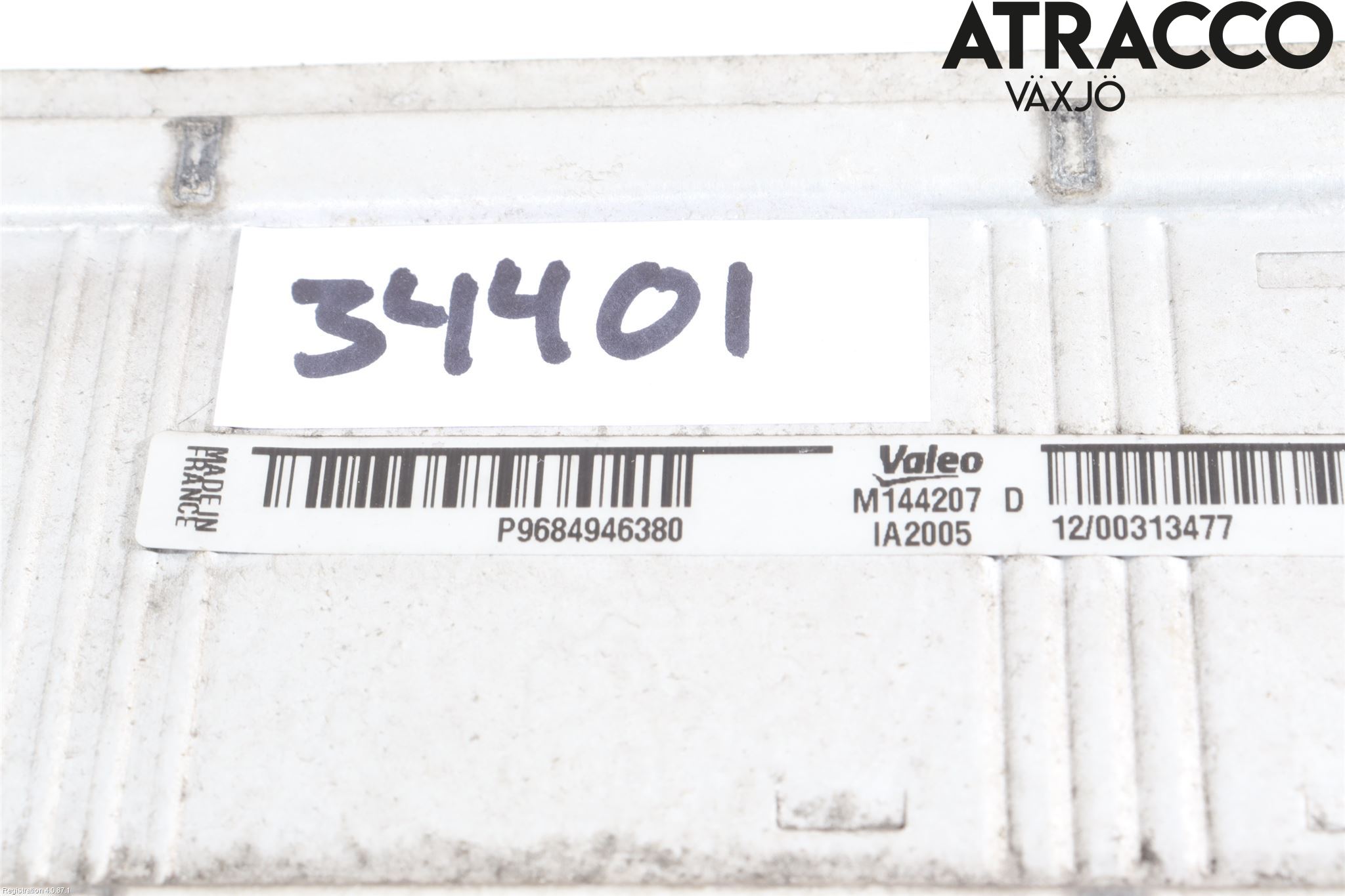 Citroen C5 08-17 Laddluft-Intercooler Kyl