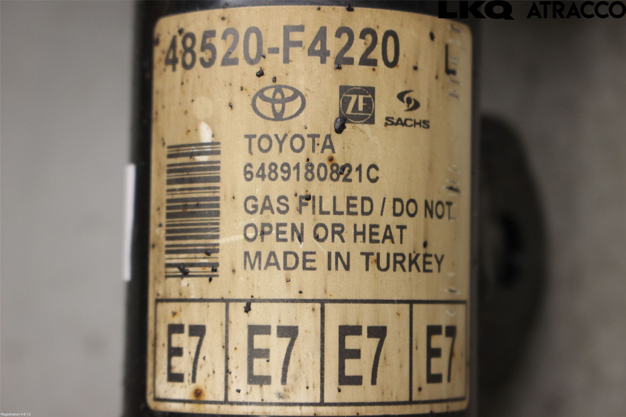 Toyota C-HR 16-23 Fjäderben Fram Vänster