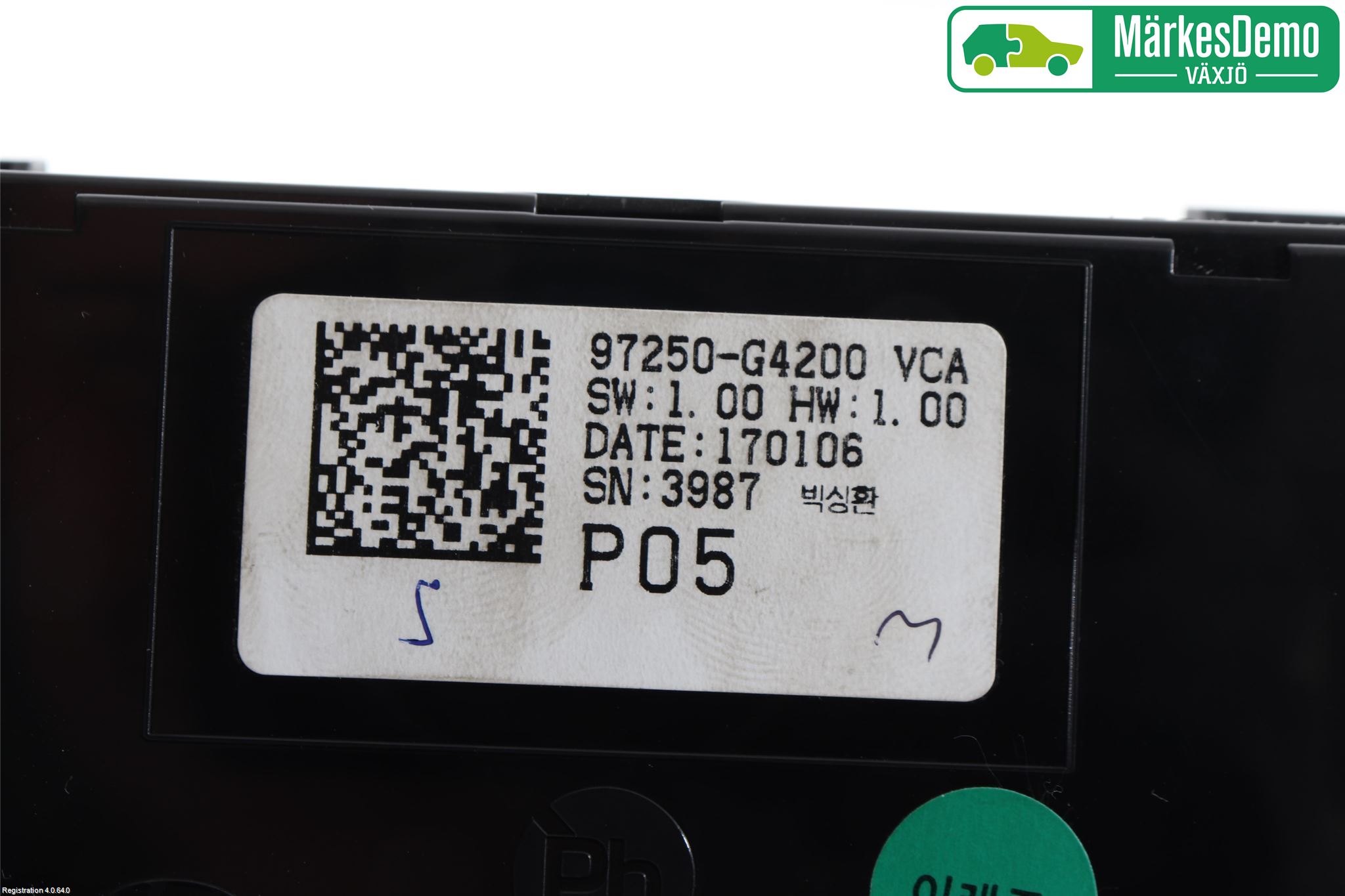 Hyundai i30 PD 17- Ac Styrenhet Ac Manöveren