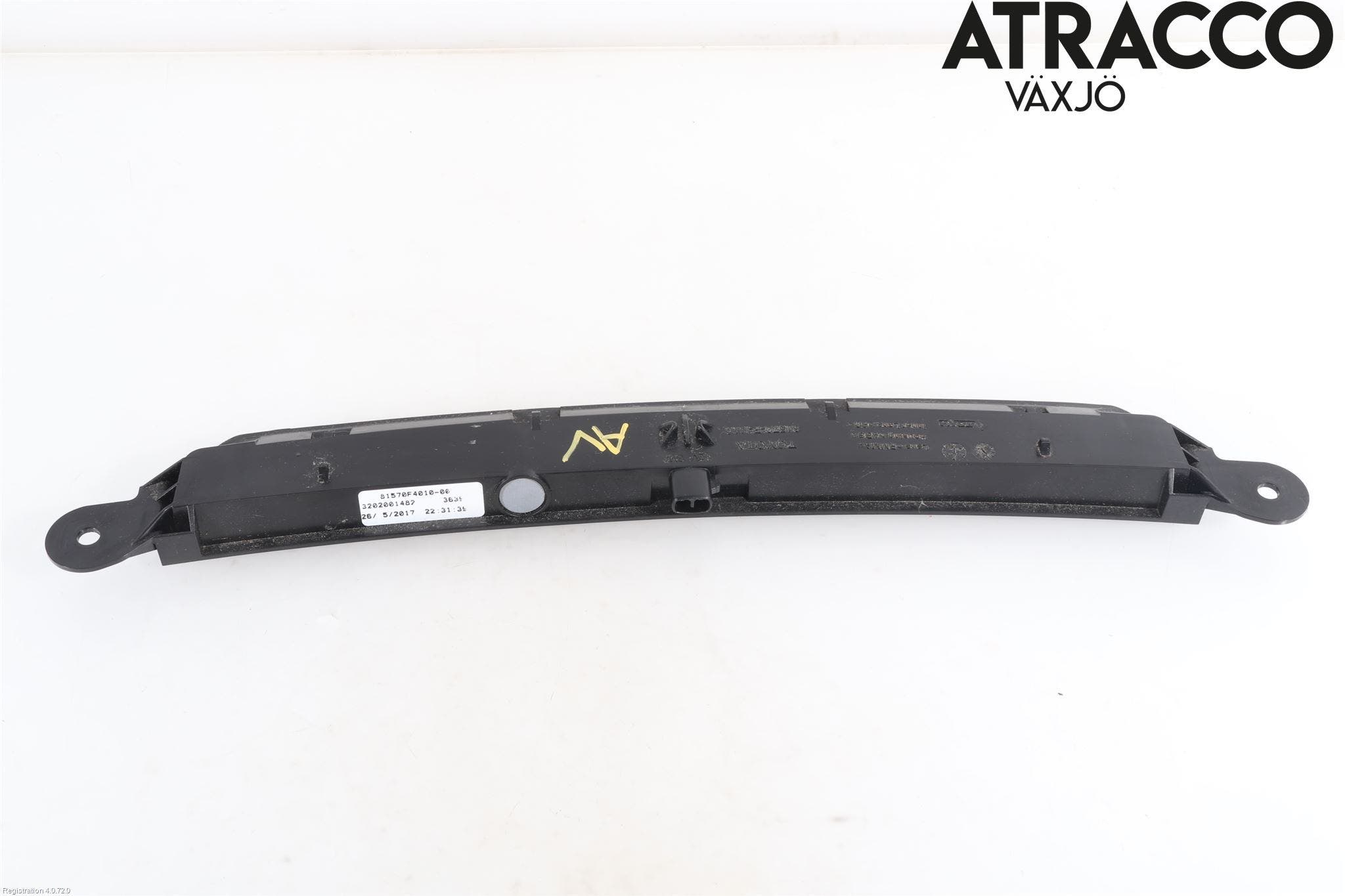 Toyota C-HR 16-23 Bromsljus Bakruta