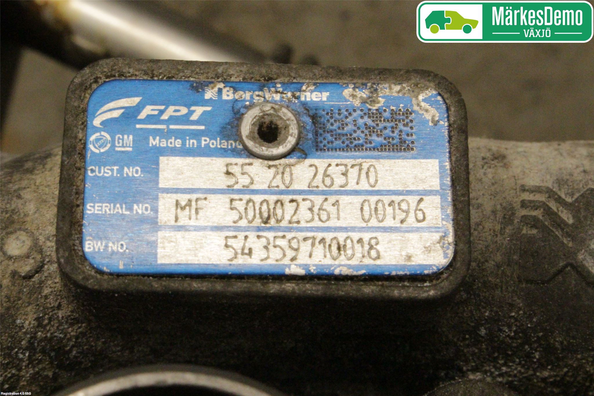 Ford KA 09-16 Turboaggregat