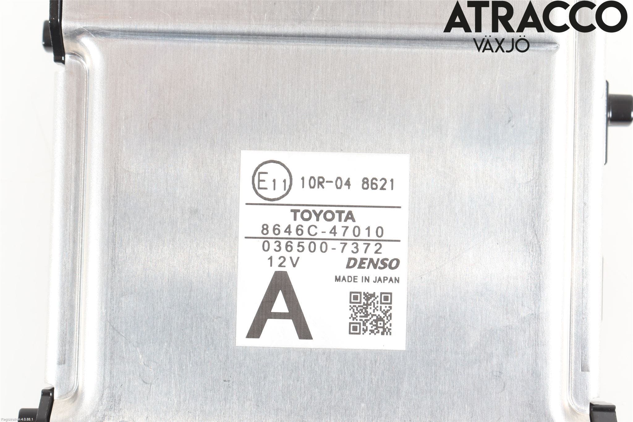 Toyota PRIUS (ZVW50) 16-21 Sensor Aktivt Kollisionsskydd